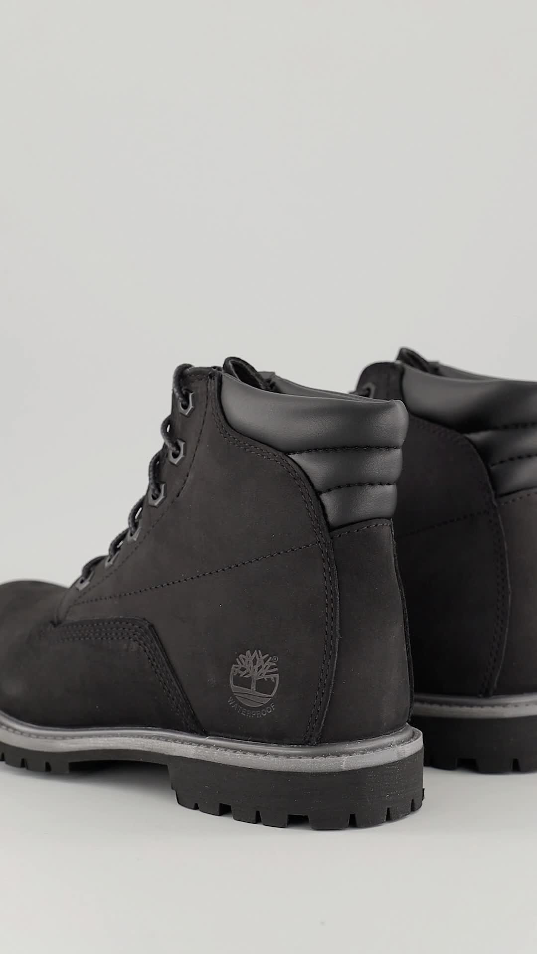 Timberland, Ghete impermeabile Waterville 6, Negru, 8.5 - eMAG.ro