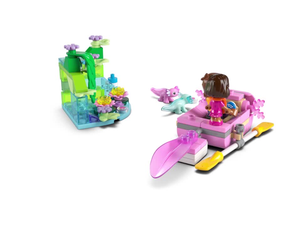 LEGO® Friends - Barca-axolotl pentru aventuri 42681, 95 piese