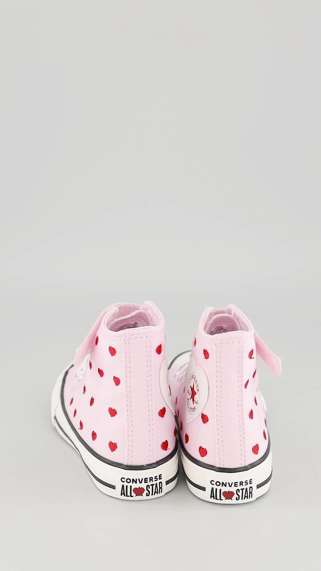 Converse, Tenisi mid-cut cu model cu broderie Chuck Taylor All