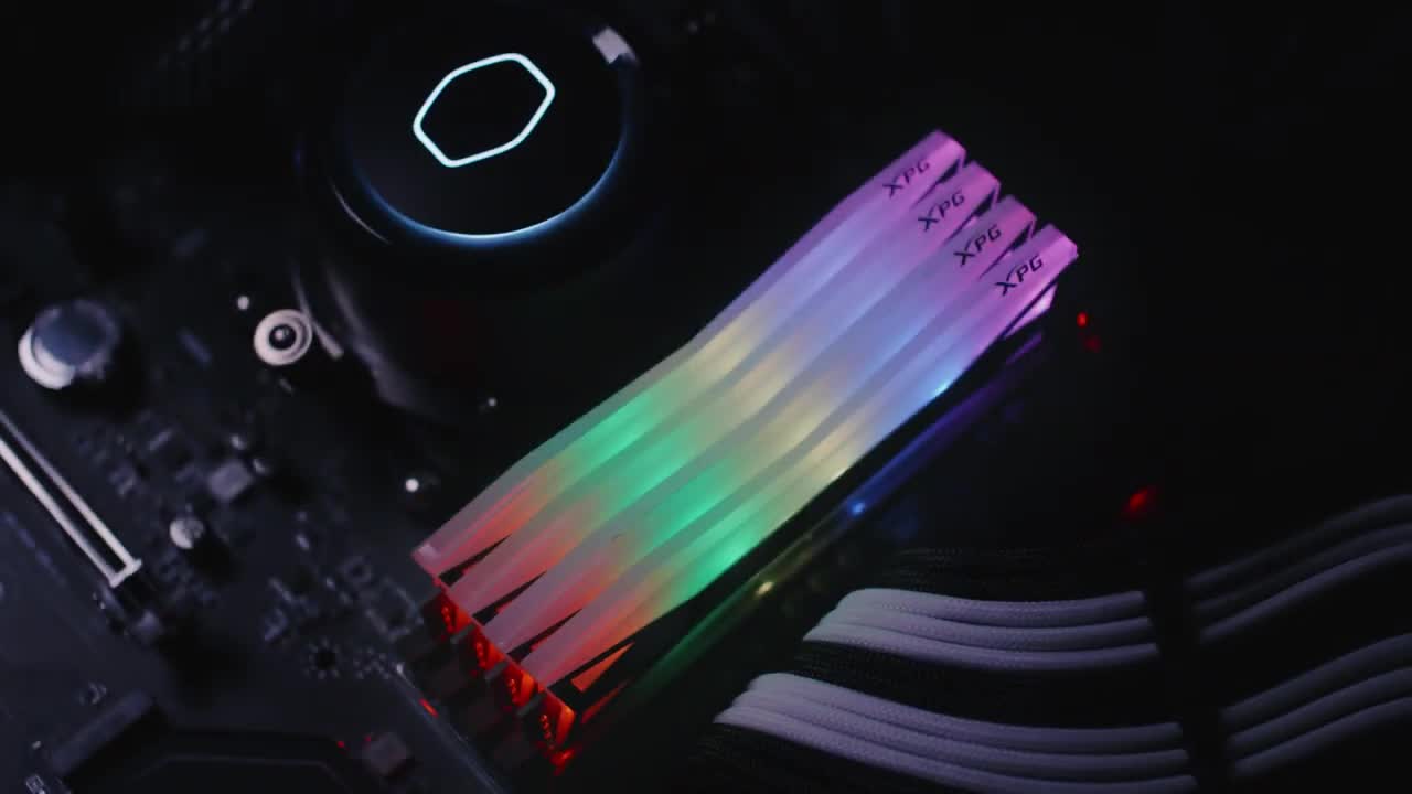 Memorie ADATA XPG Spectrix D60G RGB, 32GB (2x16GB) DDR4, 3200 MHz