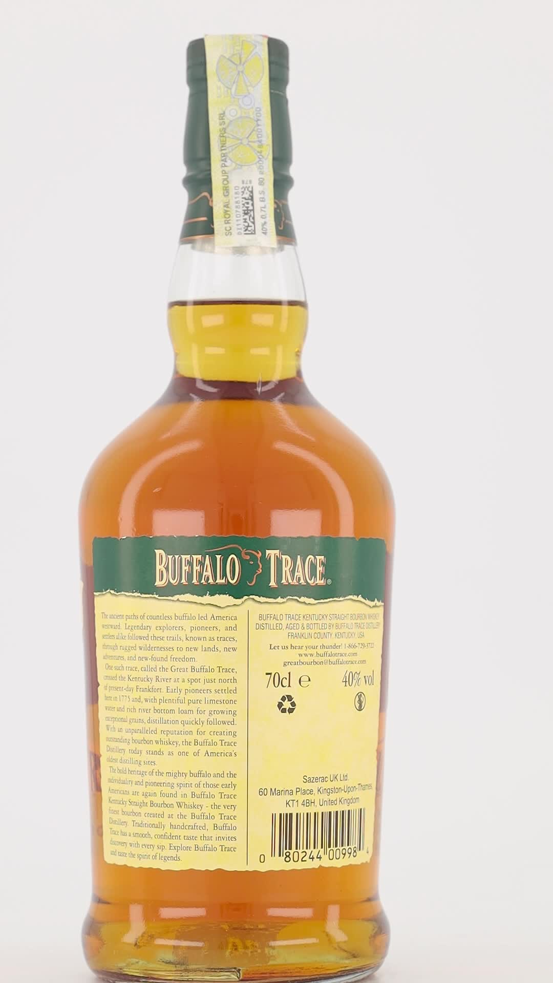 Whiskey Buffalo Trace, Kentucky Straight Bourbon, 40%, 0.7L