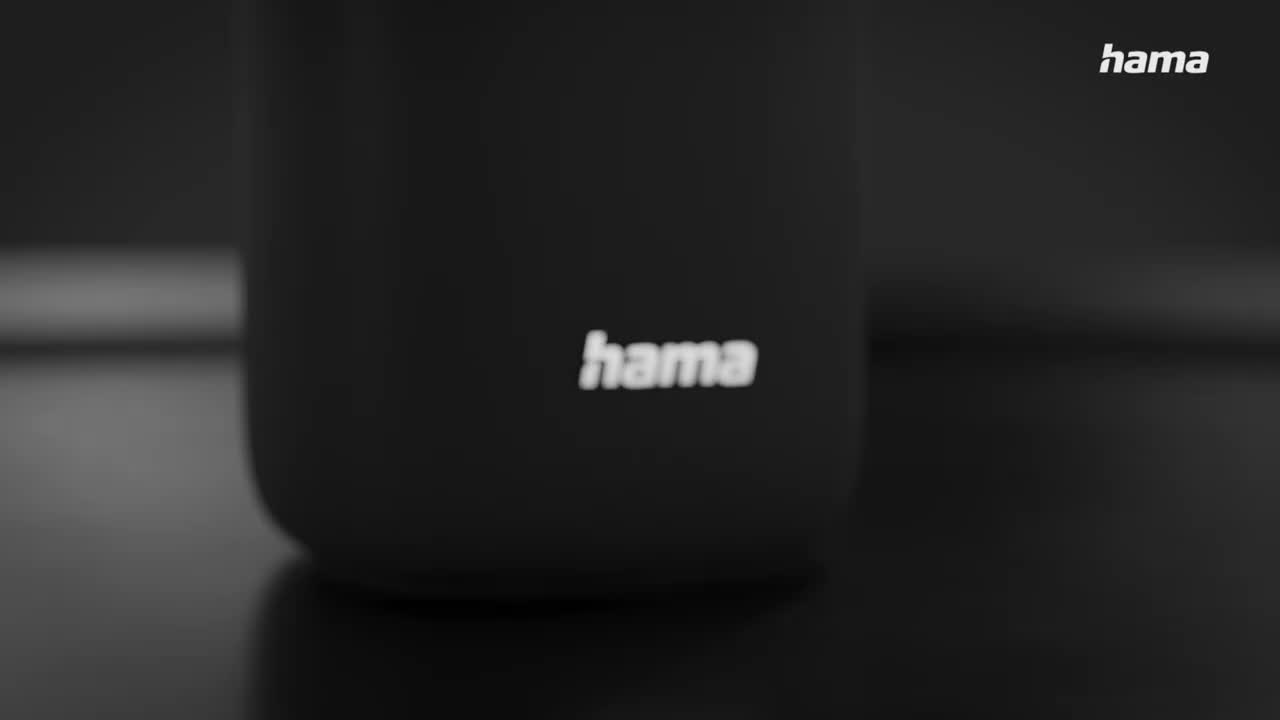 Boxa portabila Hama Shine 2.0, Bluetooth, LED, Protectie antistropire, 30W,  Negru