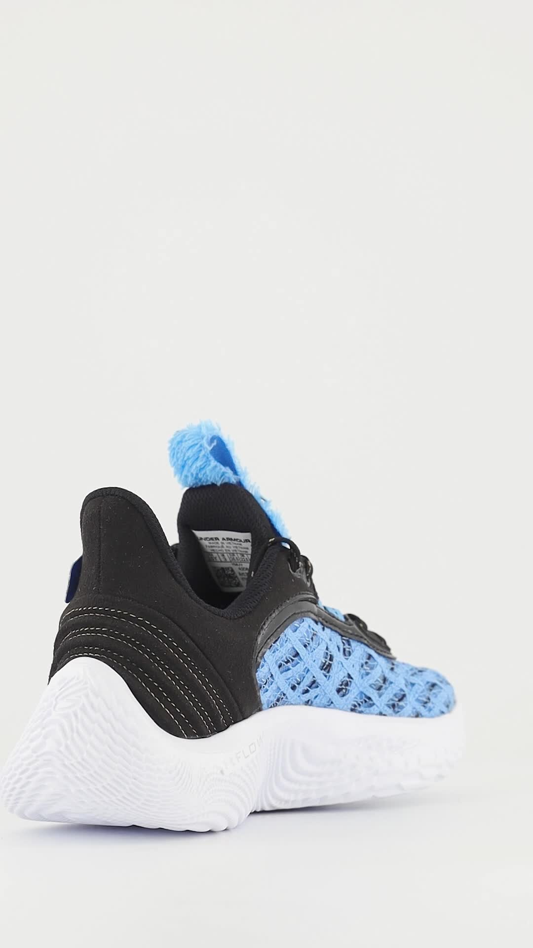 Under Armour, Pantofi pentru baschet Curry Flow 9, Albastru, 35.5