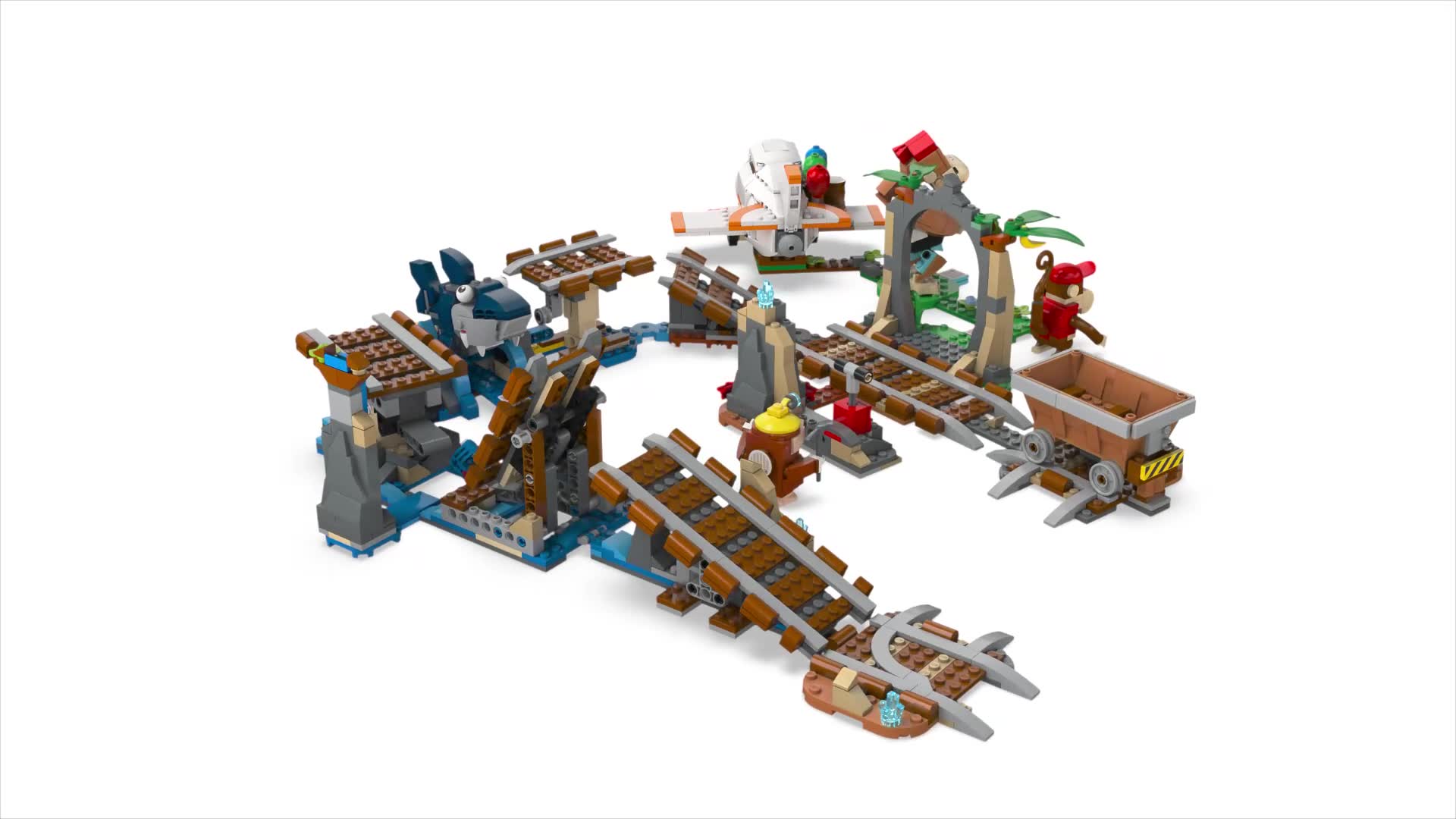 LEGO® Super Mario - Set de extindere - Plimbarea cu vagonetul