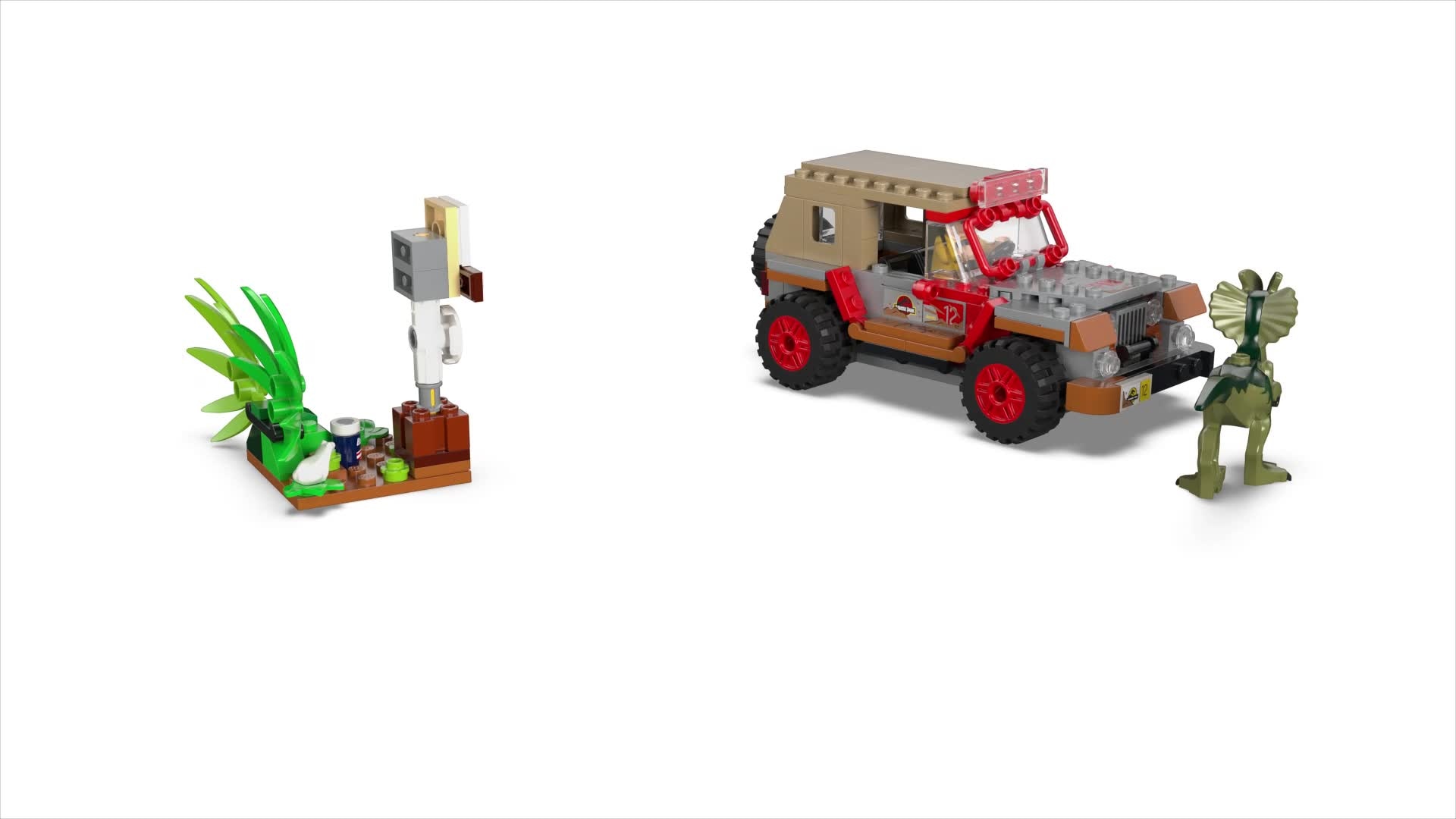 LEGO® Jurassic World - Ambuscada asupra unui Dilophosaurus​ 76958