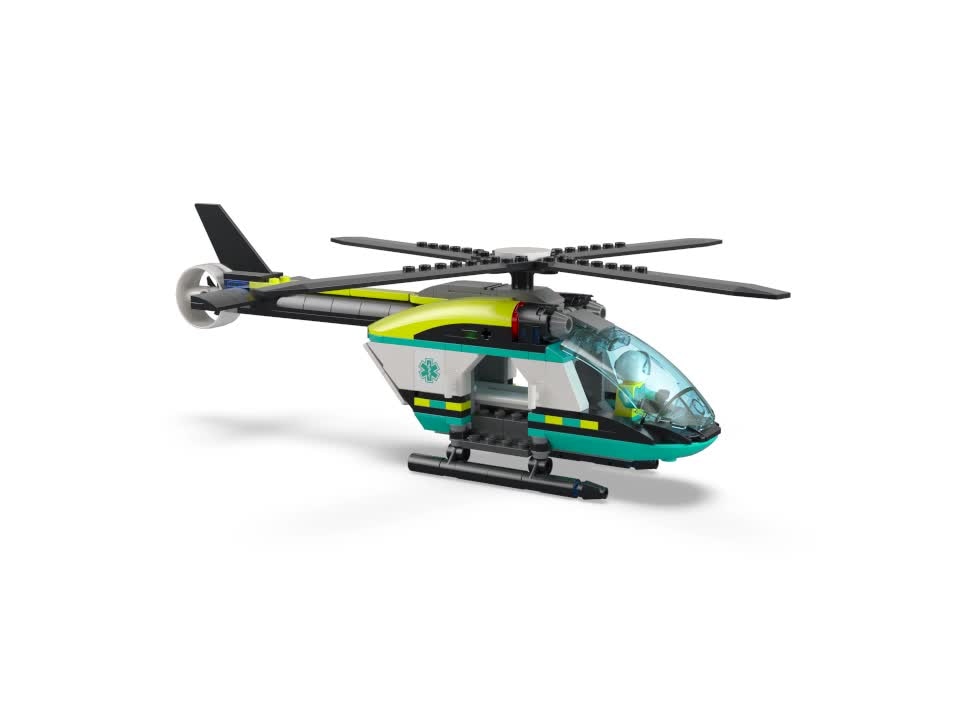 LEGO® City - Elicopter de salvare de urgenta 60405, 226 piese