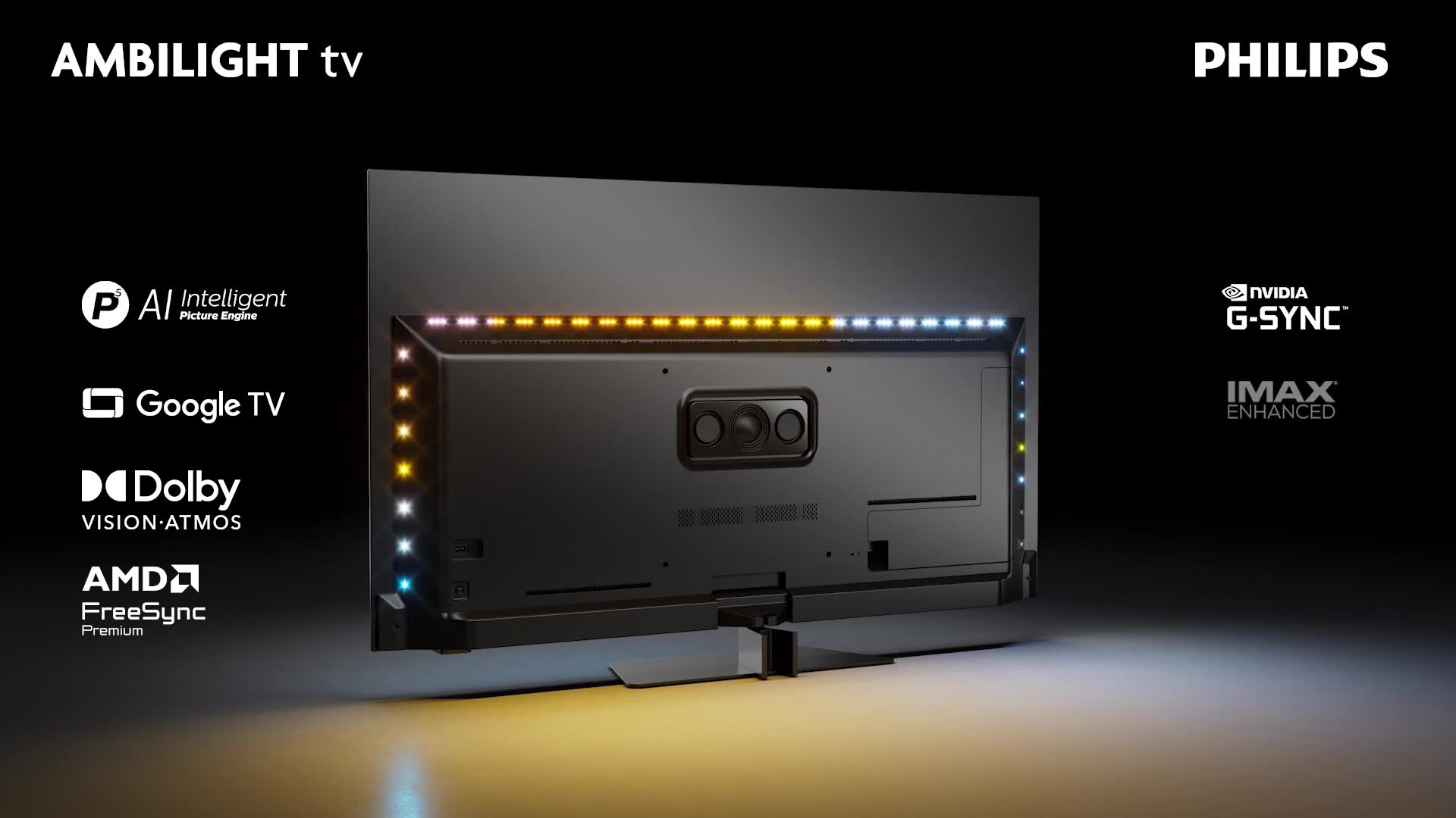 Телевизор Philips AMBILIGHT tv OLED 55OLED819, 55" (139 см), Google TV ...
