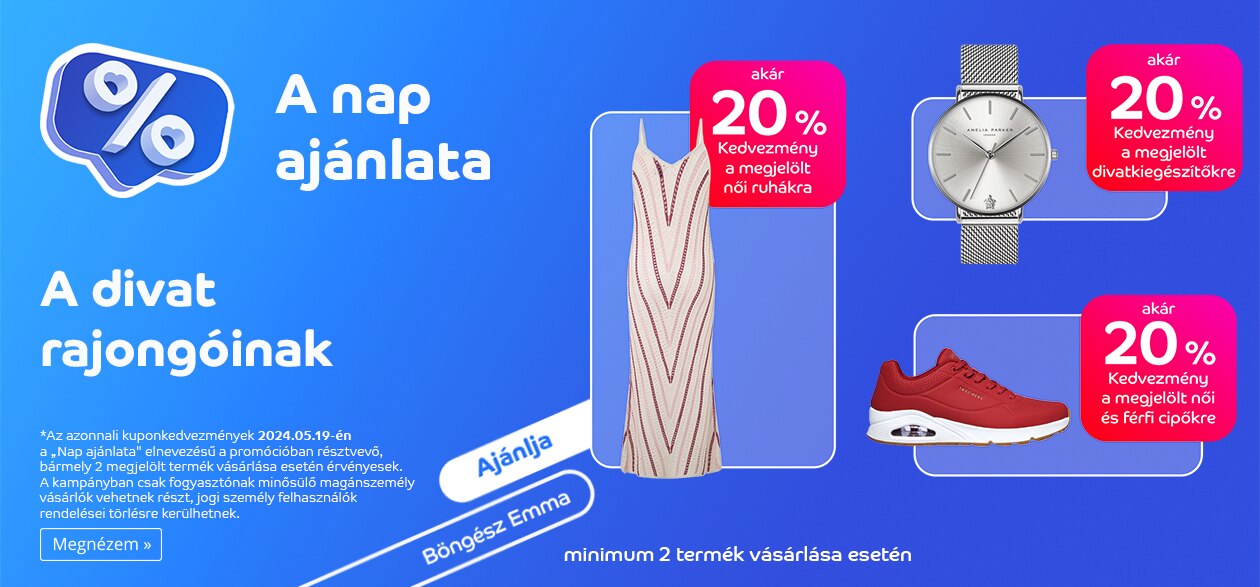 A nap ajánlata 2024.05.19. A nap ajánlata 2024.05.19.