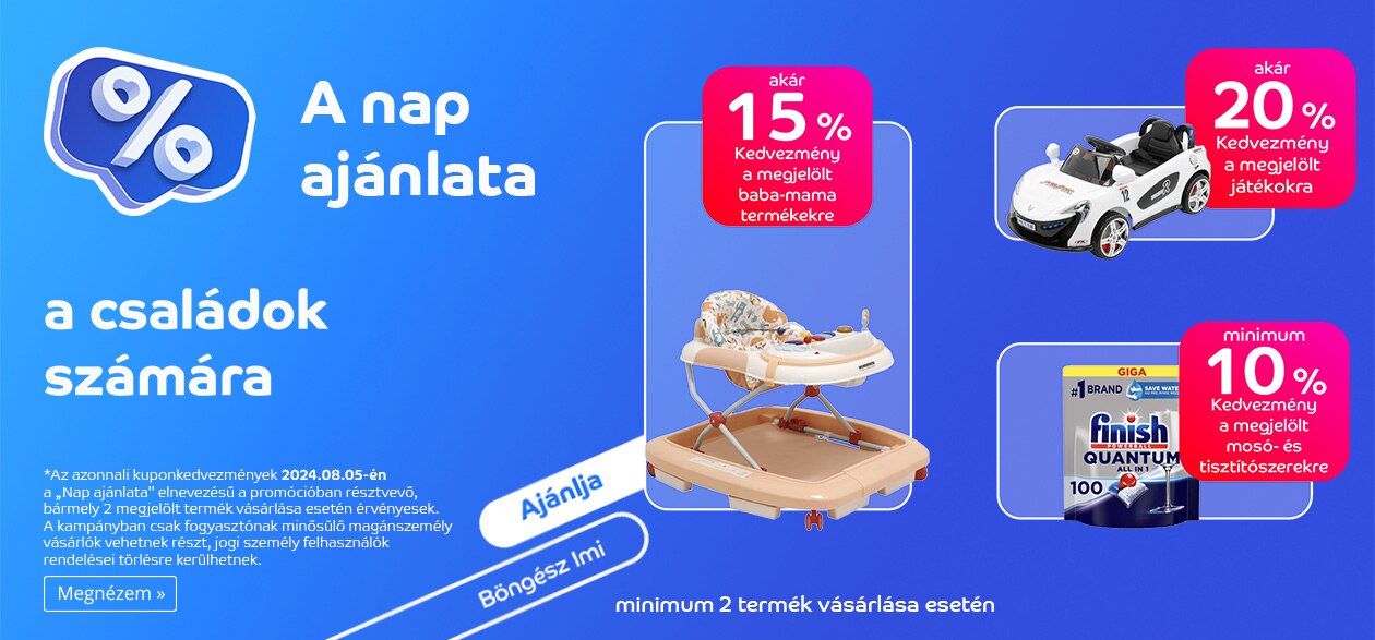 A nap ajánlata 2024.08.05.