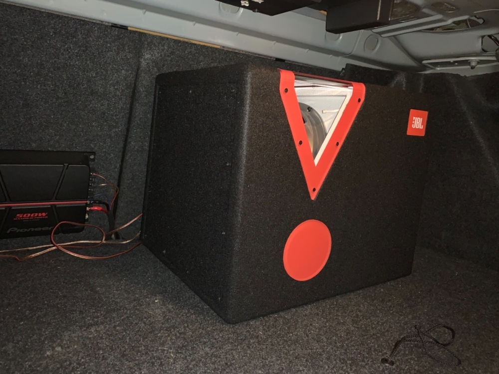 Produktbild von JBL CSX-1400BP 12 Zoll Subwoofer – Bandpass Gehäuse Mit Acryl-Fenster & LED Für Auto-Sound