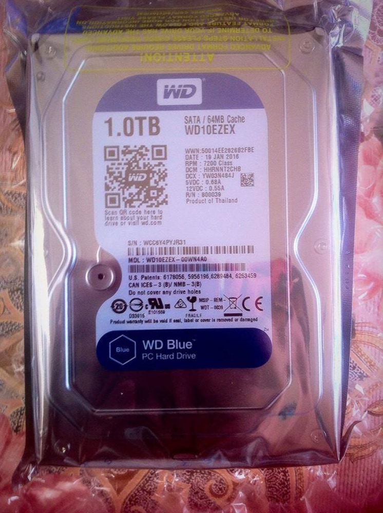 HDD WD Blue 3TB, 5400rpm, 64MB cache, SATA III - eMAG.ro