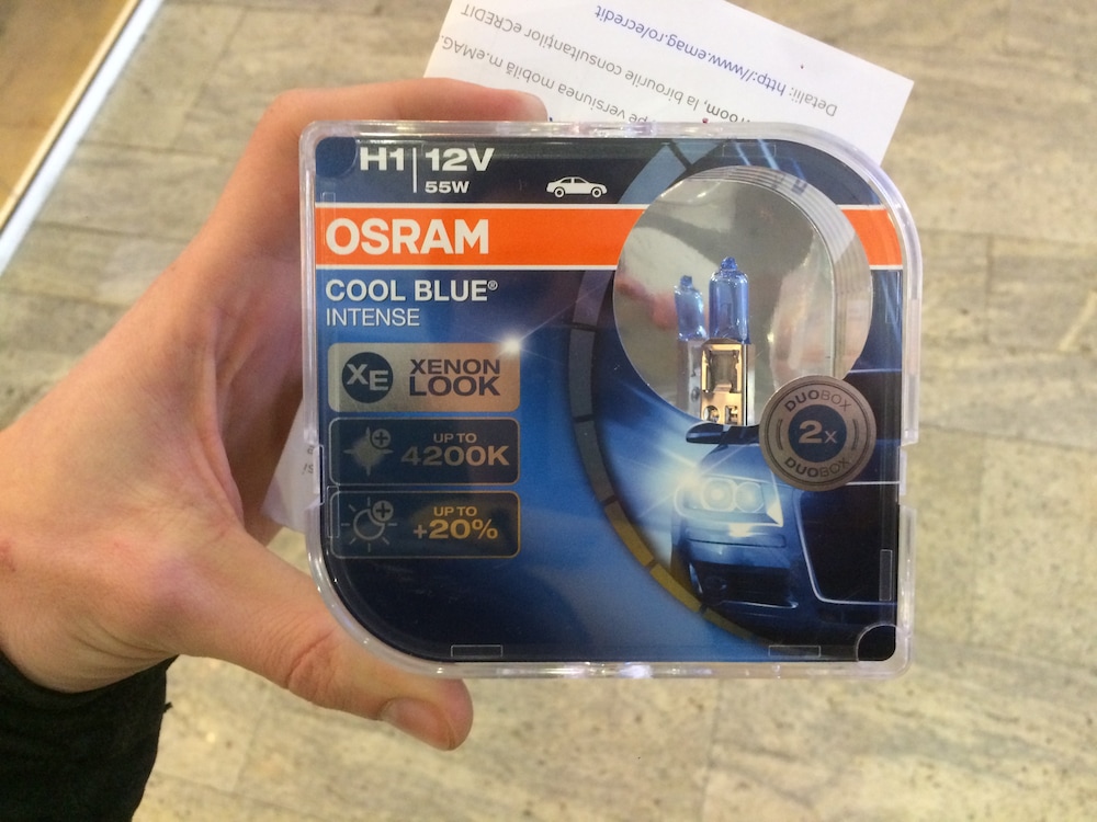 H1 12V 55W P14.5s Cool Blue INTENSE NextGen. 5000K +100% 1st. OSRAM, CHF  11,95