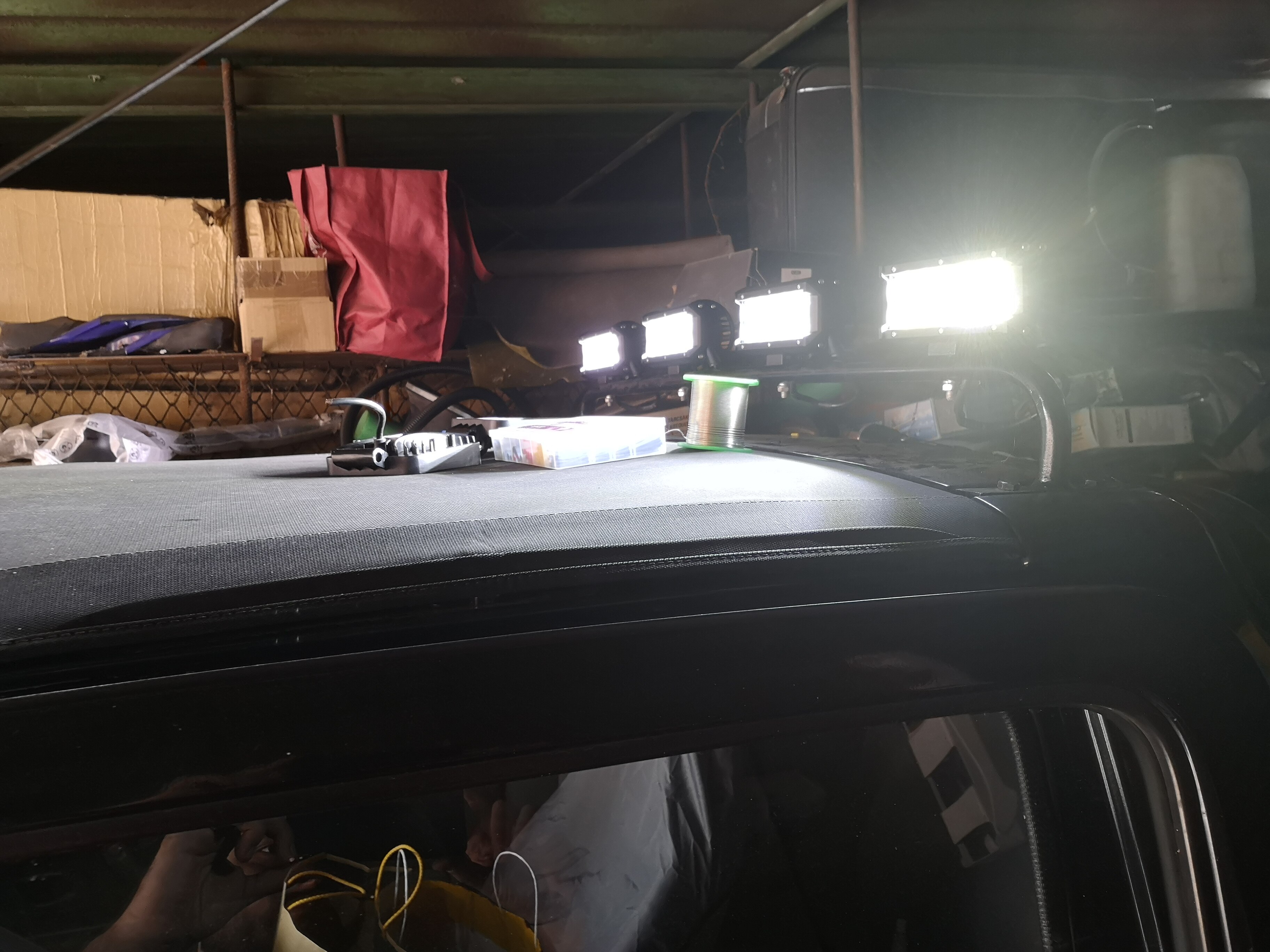Proiector LED auto offroad 36W 12V-24V, 2520 lumeni, patrat, Spot beam 30° 