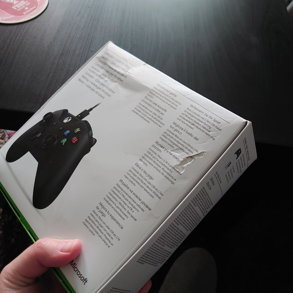 Controller wireless Microsoft pentru XBox One Cablu, Negru