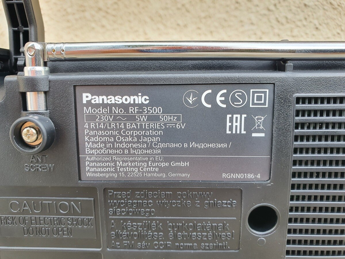 Radio portabil Panasonic RF-3500E9-K, Negru - eMAG.ro