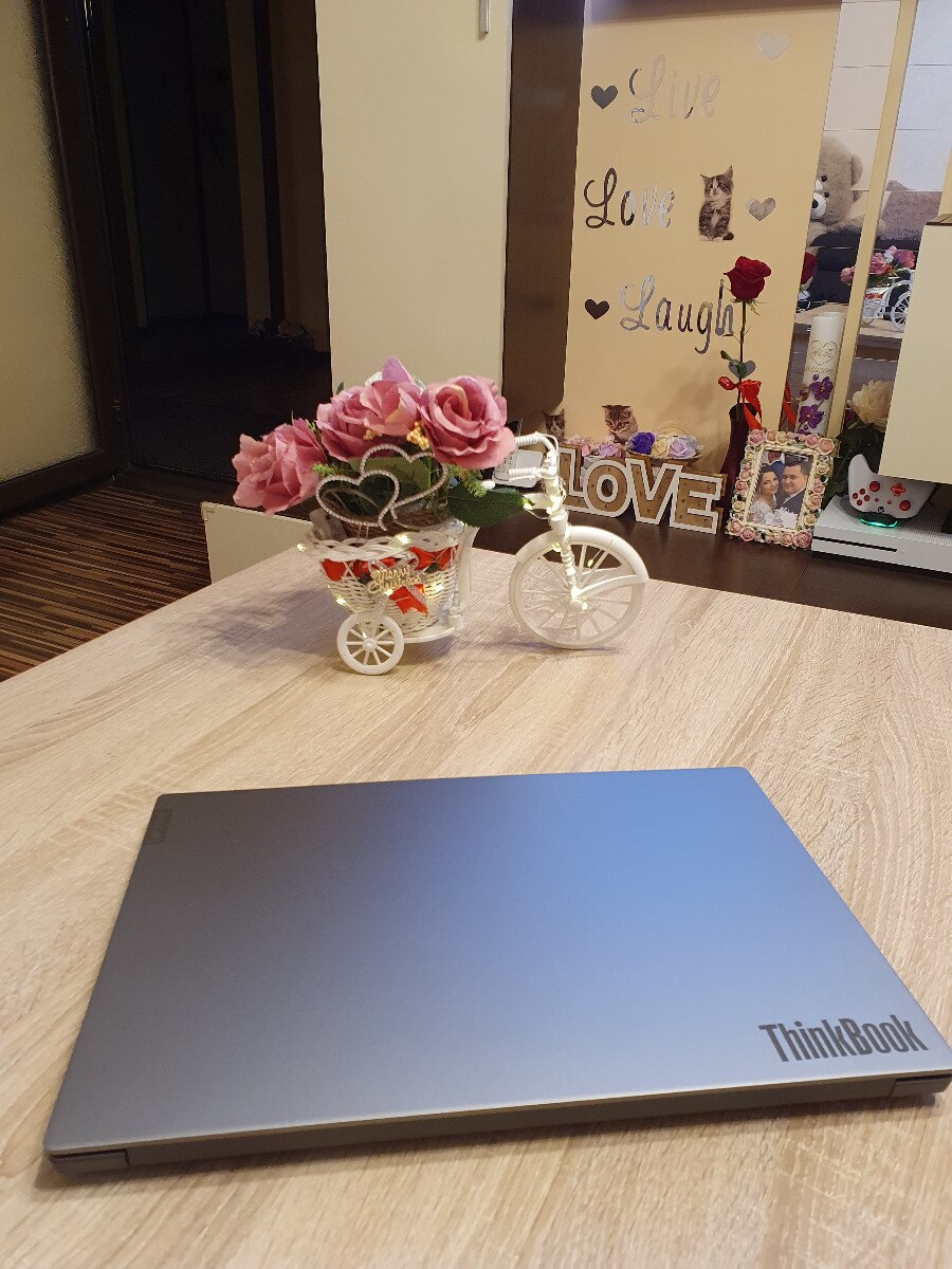 Laptop Lenovo ThinkBook 15-IIL cu procesor Intel® Core™ i7-1065G7 pana la 3.90 GHz, 15.6", Full HD, 16GB, 512GB SSD, Intel Iris Plus Graphics, Free DOS, Mineral Grey