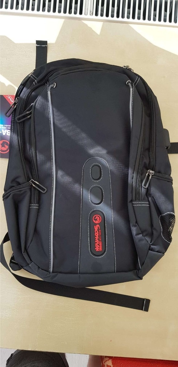 Rucsac gaming cu iluminare RGB Marvo BA-02, 15.6", boxa wireless integrata