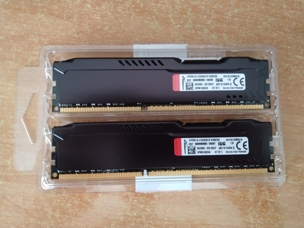 Memorie HyperX FURY Black 16GB, DDR3, 1600MHz, CL10, 1.5V, kit