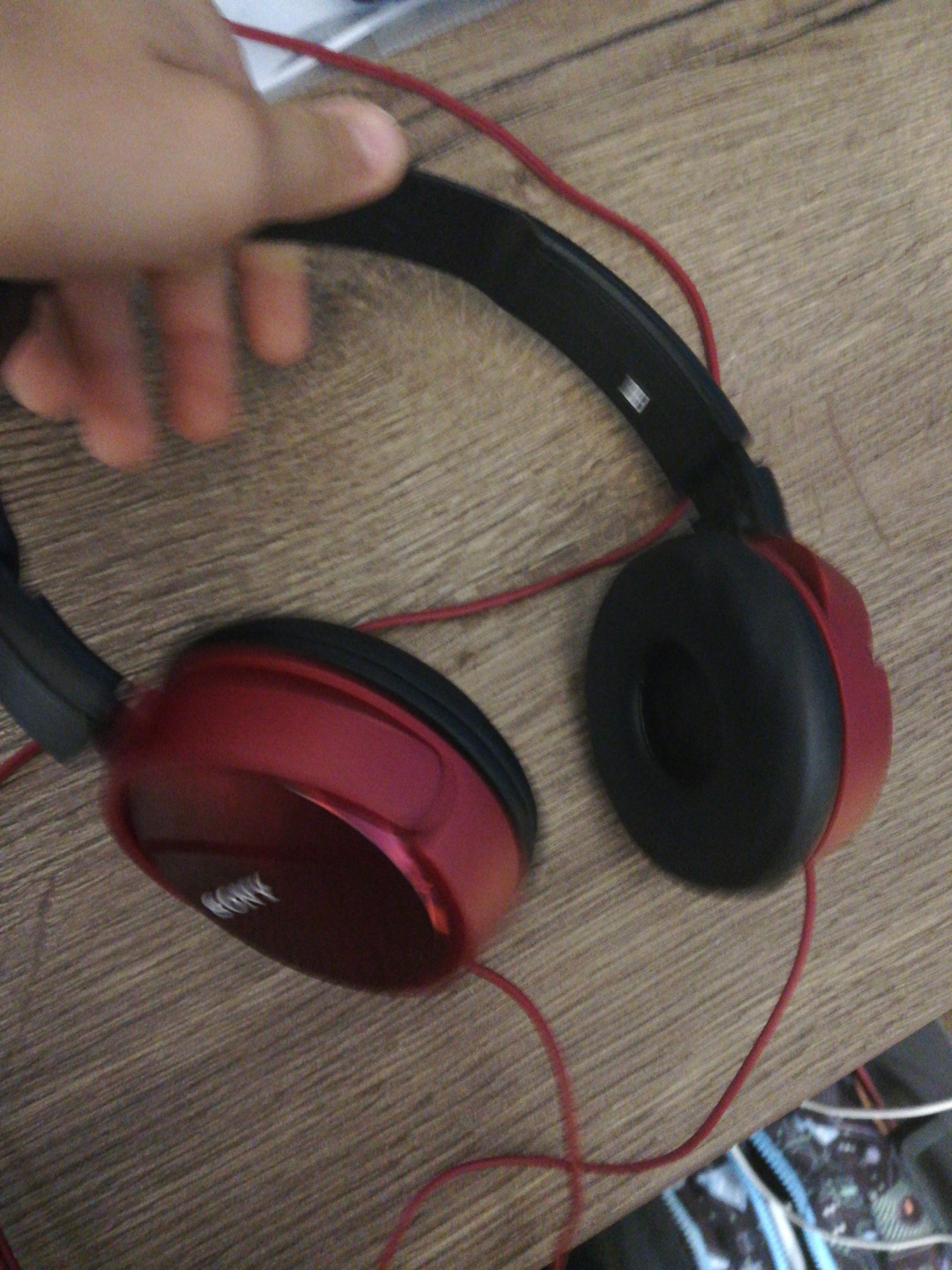 Casti SONY MDR-ZX310APR, Cu Fir, On-Ear, Microfon, rosu