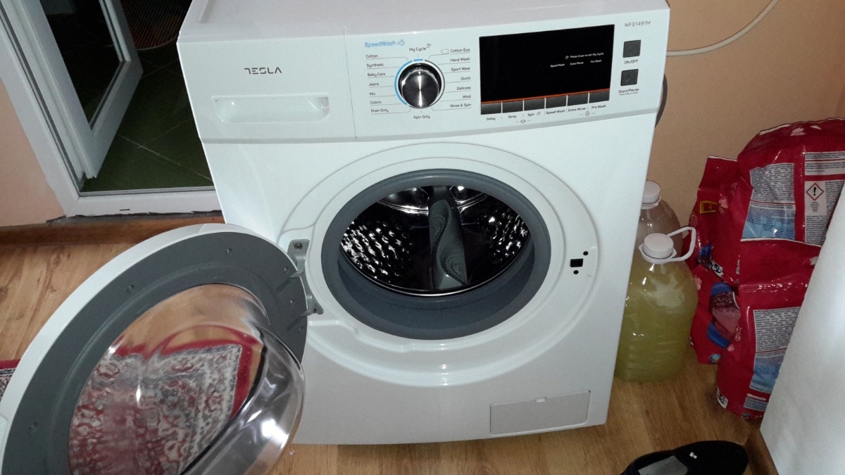 Masina de spalat rufe Tesla WF81491M, 8kg, 1400 RPM, 16 programe, Clasa A+++, Alb