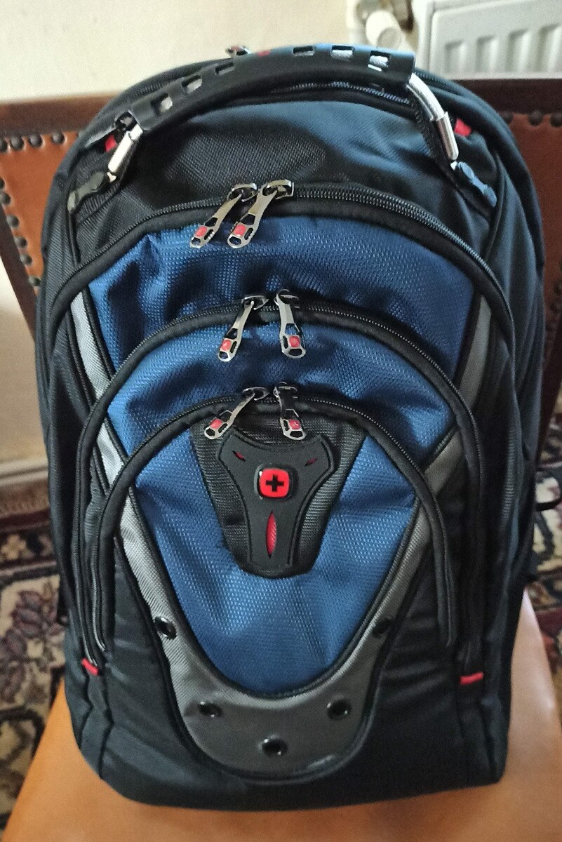 Rucsac Laptop Wenger Ibex 17", Blue/Black