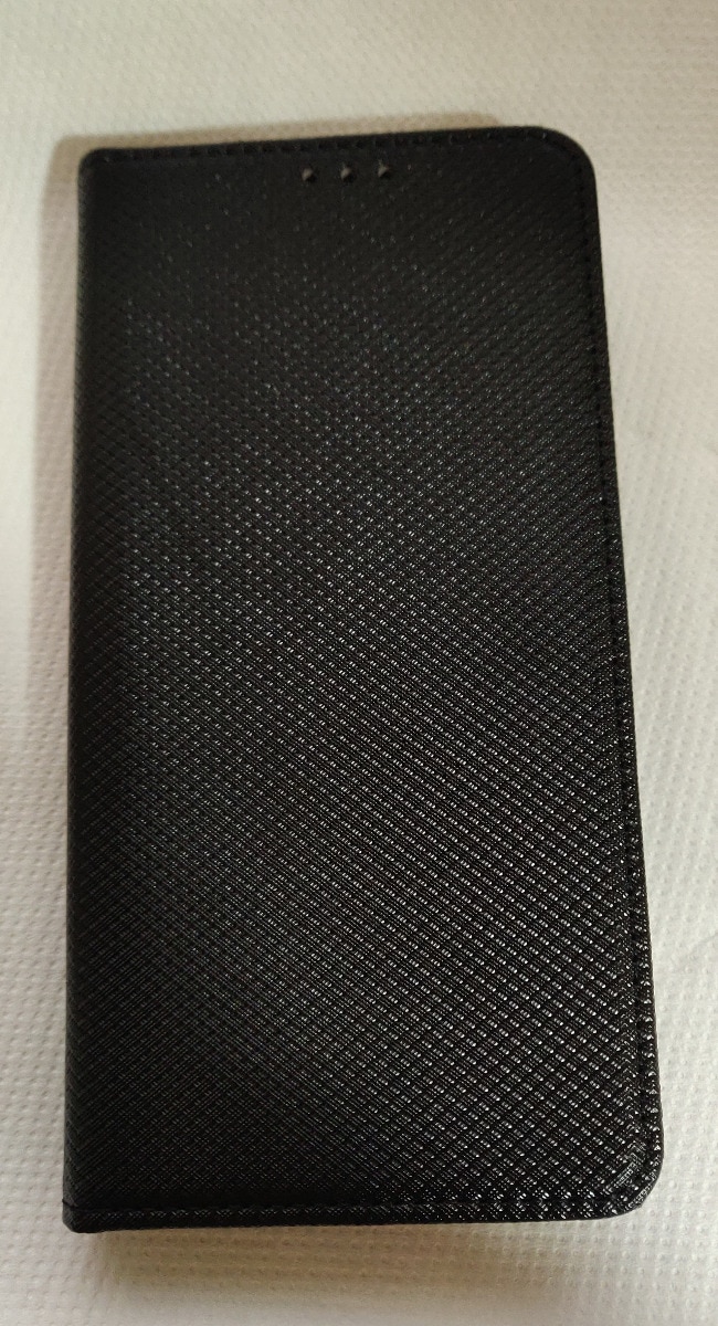 Husa Carte Smart cu Inchidere Magnetica pentru Xiaomi Redmi Note 8 Pro, Negru