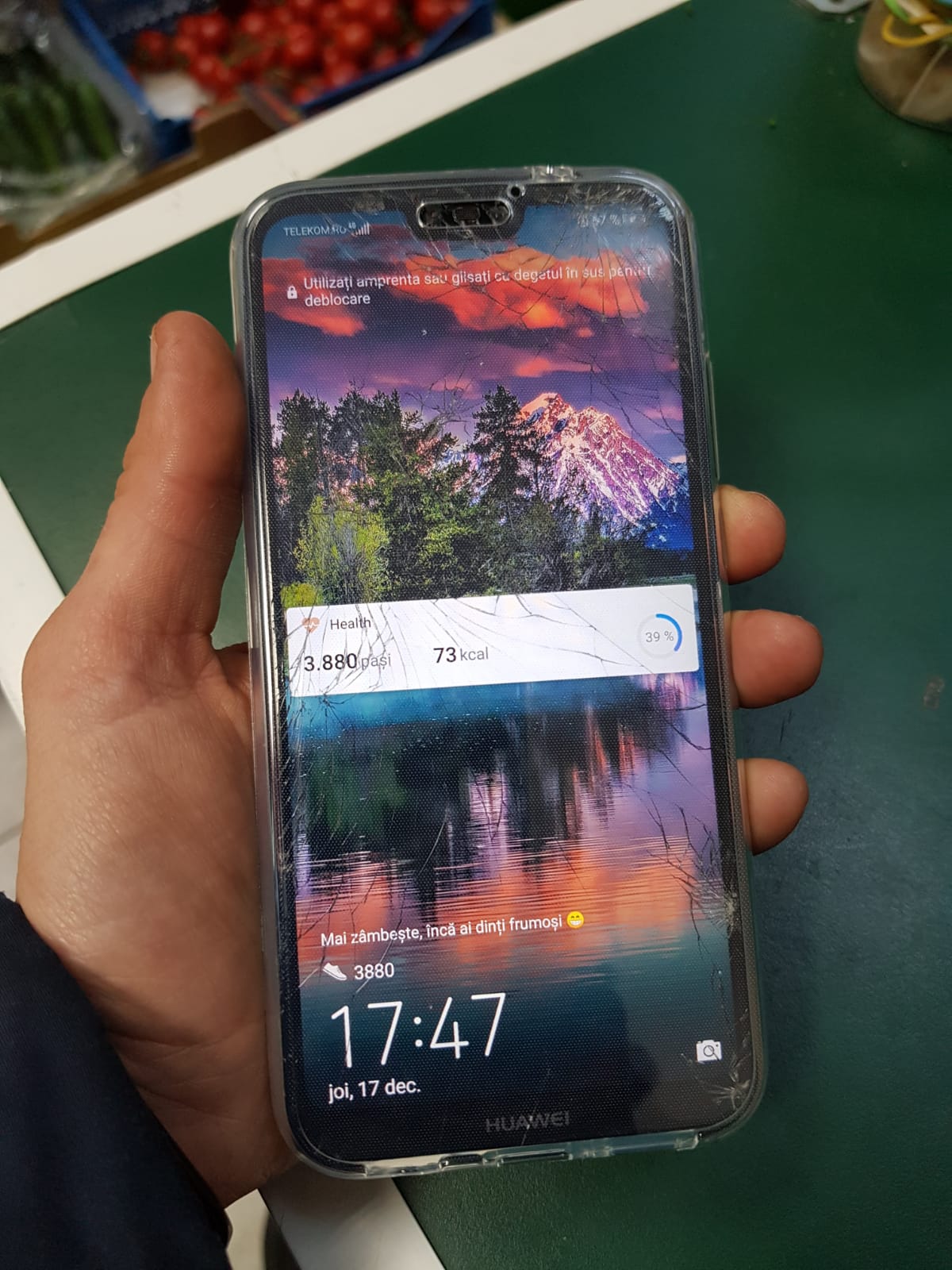 Husa Full TPU 360° (fata + spate) pentru Huawei P20 Lite, Transparent
