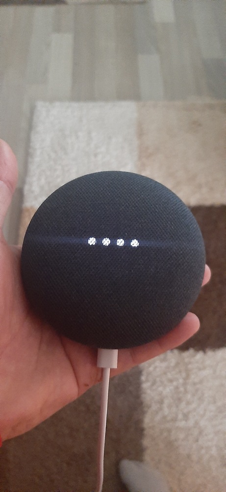 Boxa inteligenta Google Home mini, negru - eMAG.ro