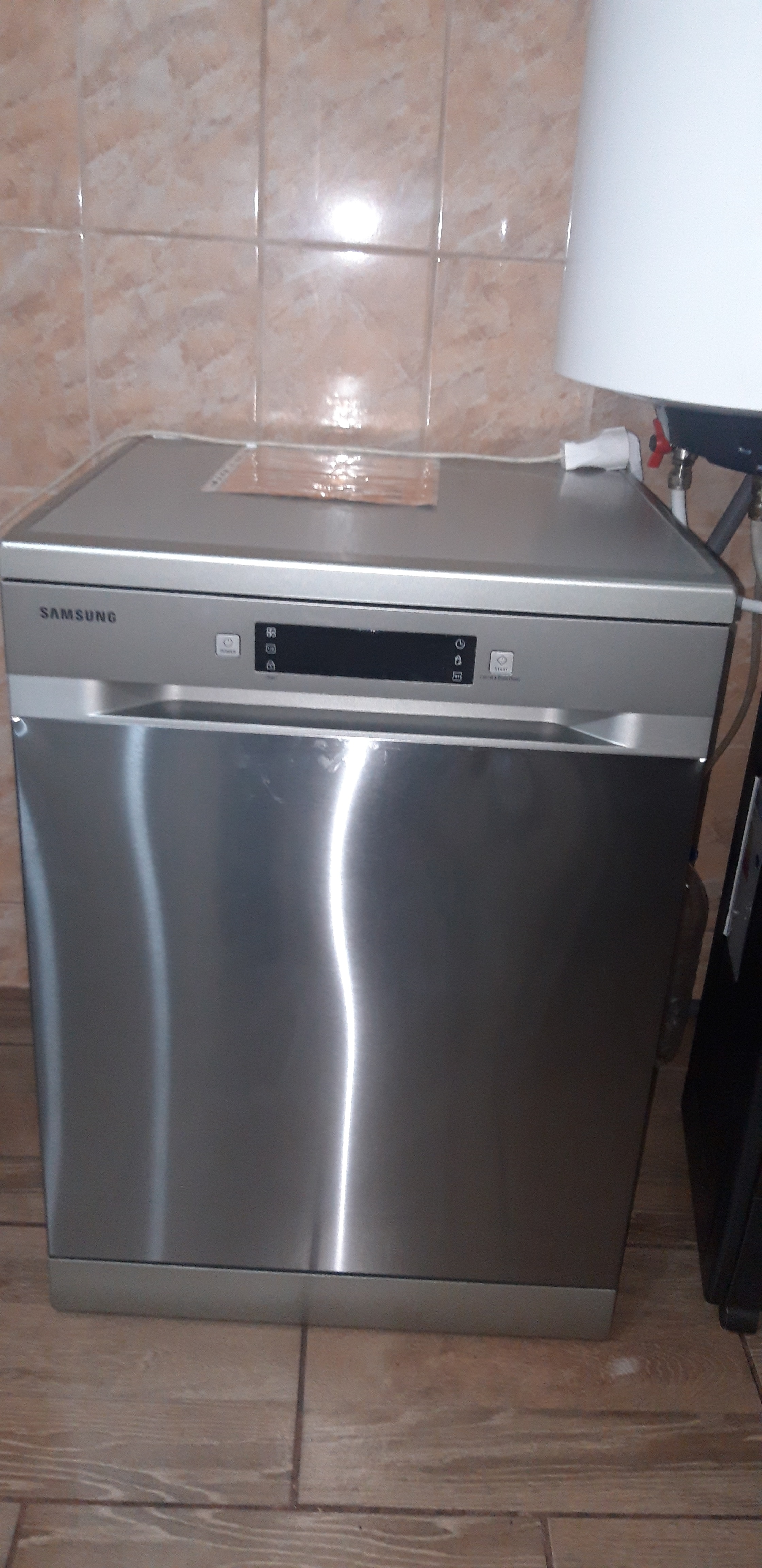 Masina de spalat vase Samsung DW60M5050FS/EC , 13 seturi, 5 programe, Clasa F, Afisaj LED, 60 cm, Inox