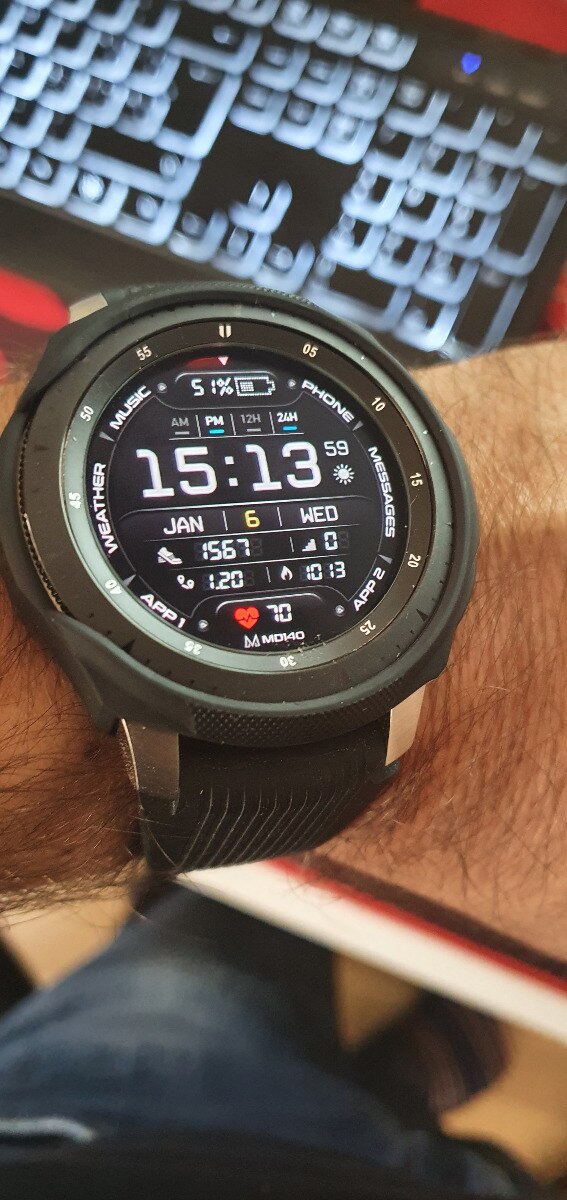 その他 SAMSUNG GALAXY WATCH 42MM MIDNIGHT BLACK