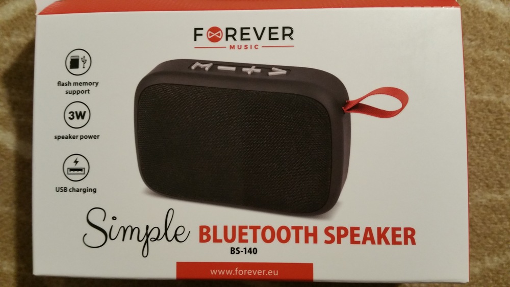 Boxa Portabila Bluetooth Forever BS-140, Negru - eMAG.ro
