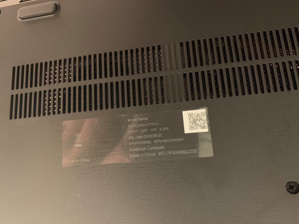 Laptop Lenovo V15-IIL cu procesor Intel Core i3-1005G1 pana la 3.40 GHz, 15.6", HD, 4GB, 256GB SSD, Intel UHD Graphics, Free DOS, Grey