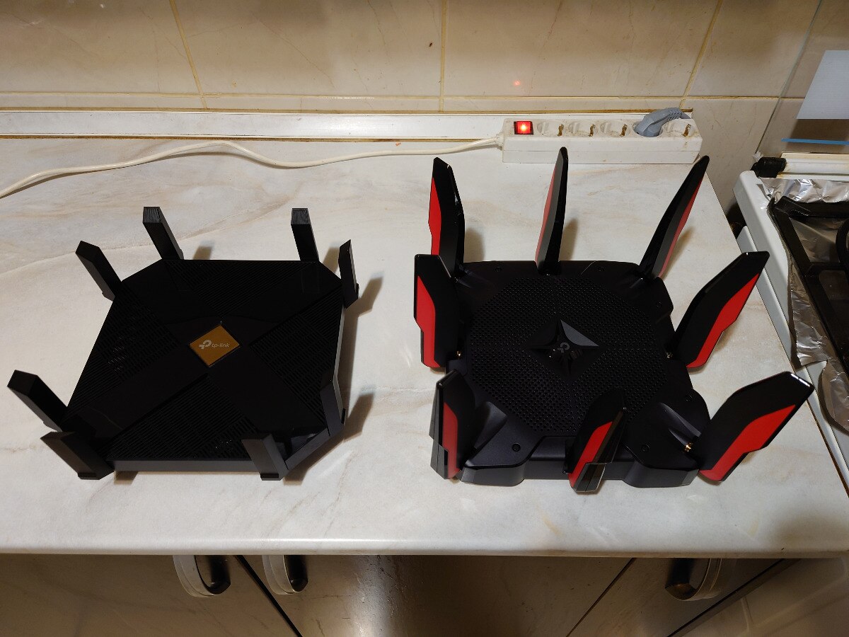 Router Gaming Wireless TP-Link Archer AX11000, Wi-Fi 6, Tri-Band