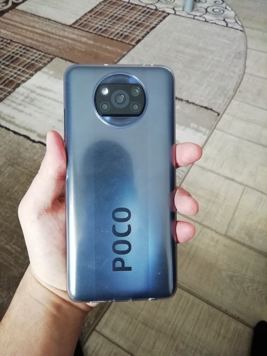 Telefon mobil POCO X3 NFC, Dual SIM, 64GB, 6GB RAM, 4G, Shadow