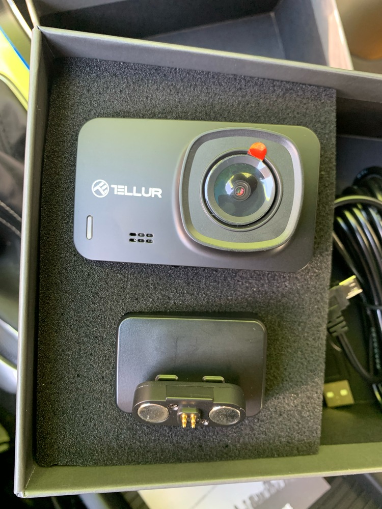 Camera auto Tellur Dash Patrol DC3, 4K, GPS, WiFi, Black 