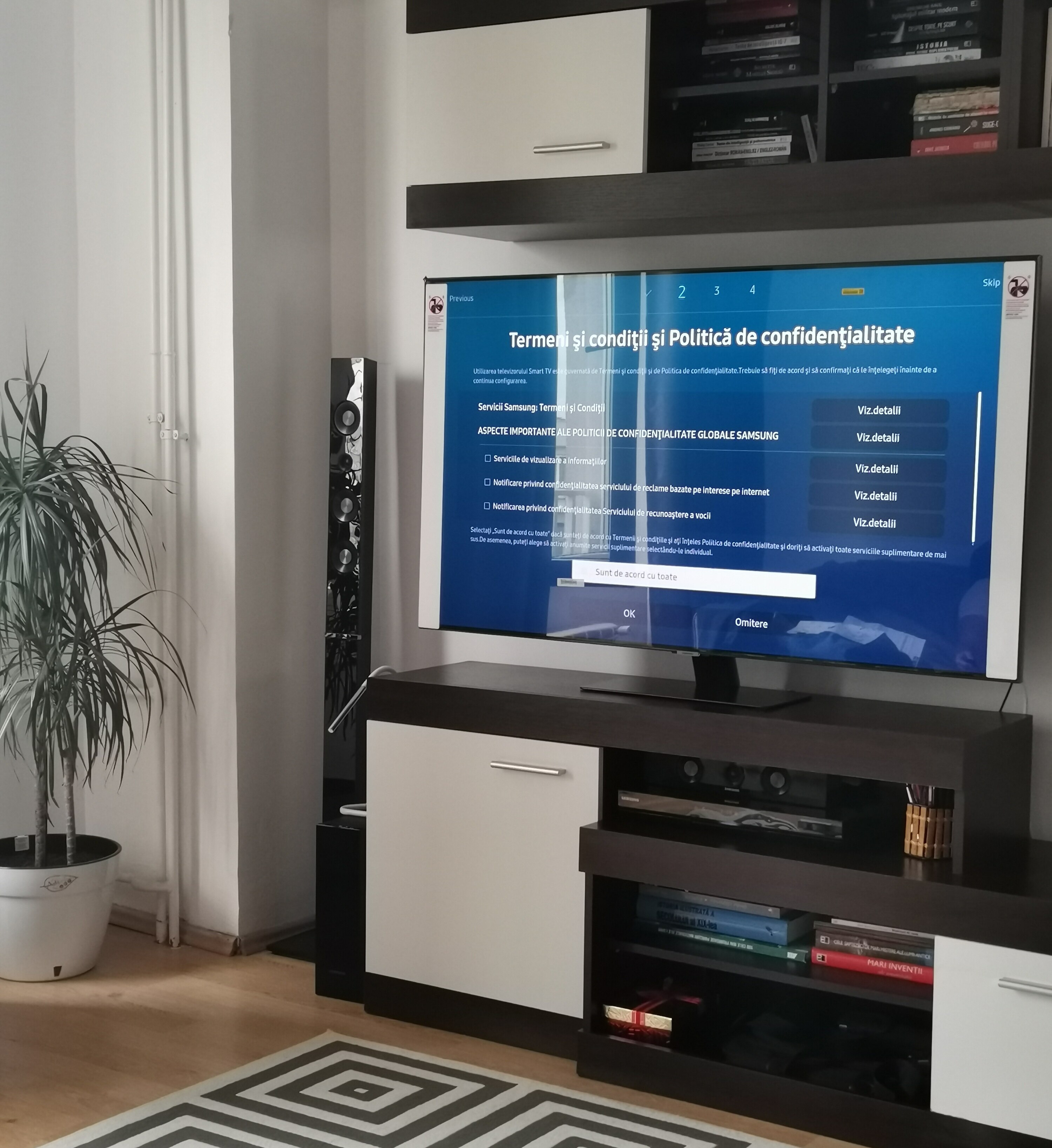 Televizor Samsung 50Q80T, 125 cm, Smart, 4K Ultra HD, QLED, Clasa G