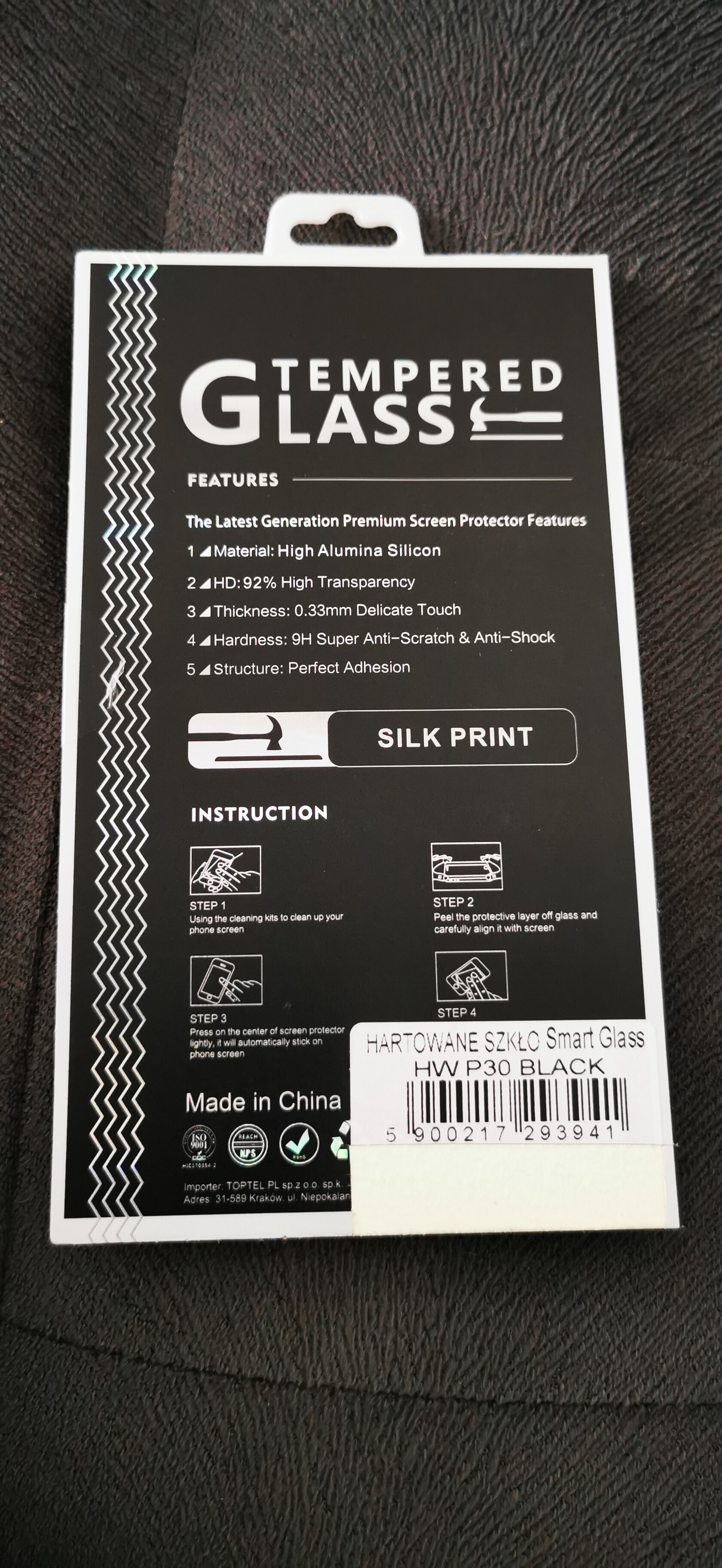 Folie de protectie tempered glass Huawei P30 Pro 3D Neagra
