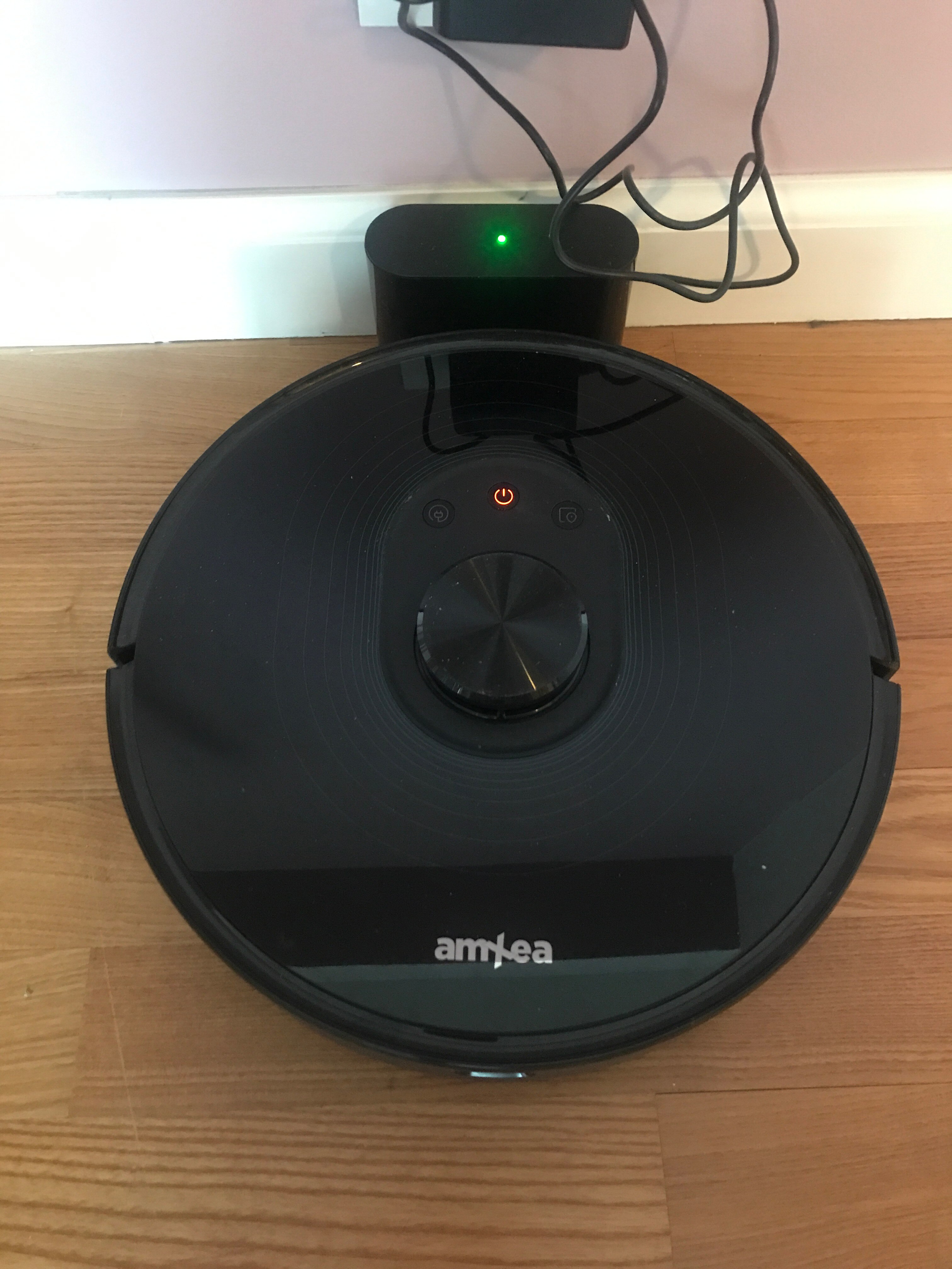Aspirator robot amXea L8 Alb, 1900-2700Pa, navigare laser LDS, smart memory, Wi-Fi app, multi-suprafete, curatare umeda si uscata, senzor distanta si perete, senzori anti-cadere si anti-coliziune