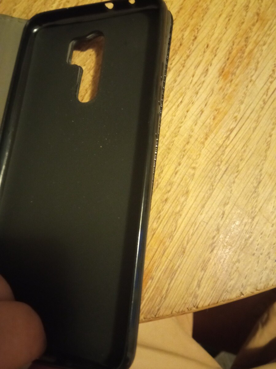 Husa Carte Smart cu Inchidere Magnetica pentru Xiaomi Redmi 9, Negru