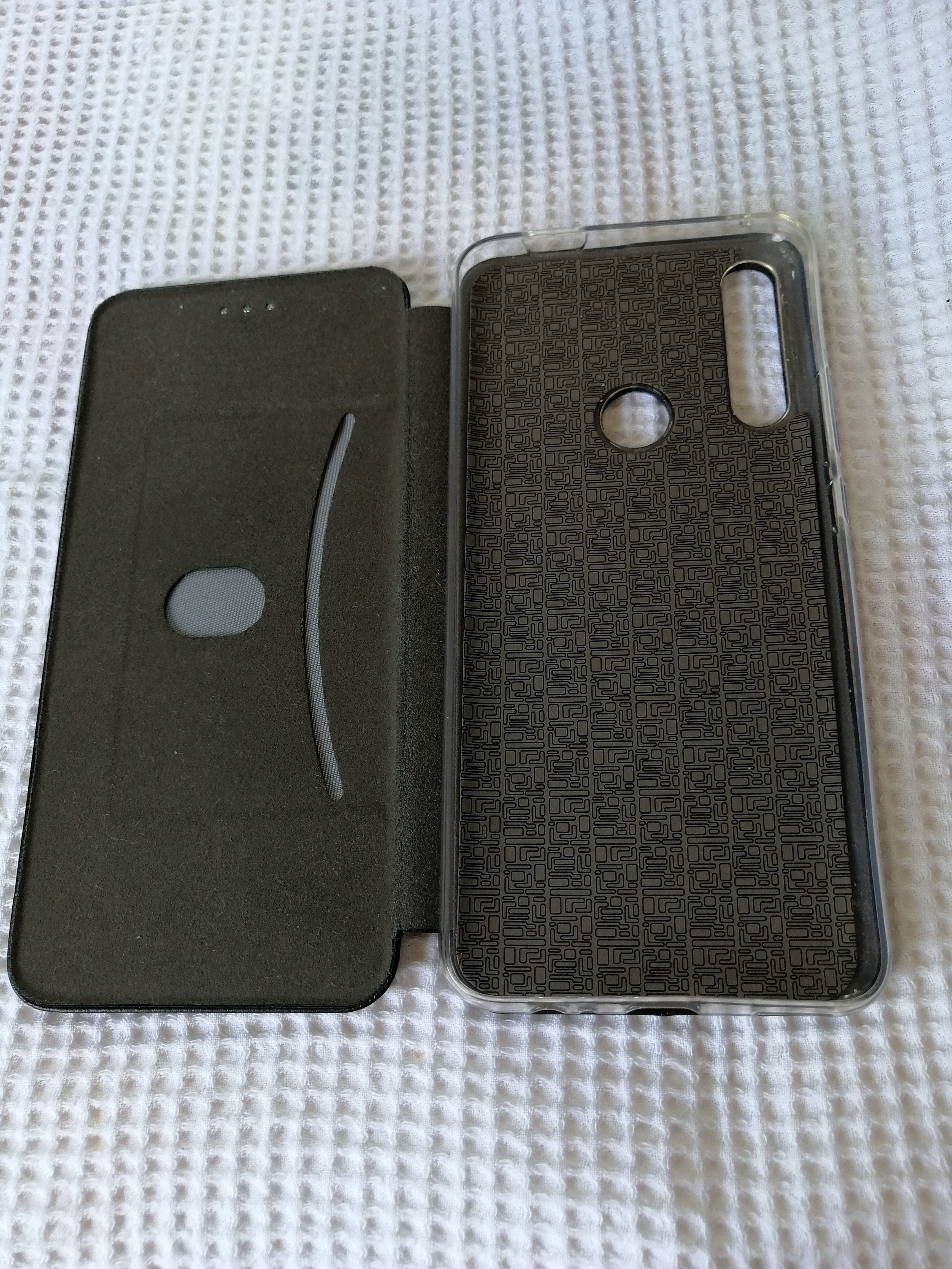 Husa Huawei P Smart Z Flip Case Elegance Black
