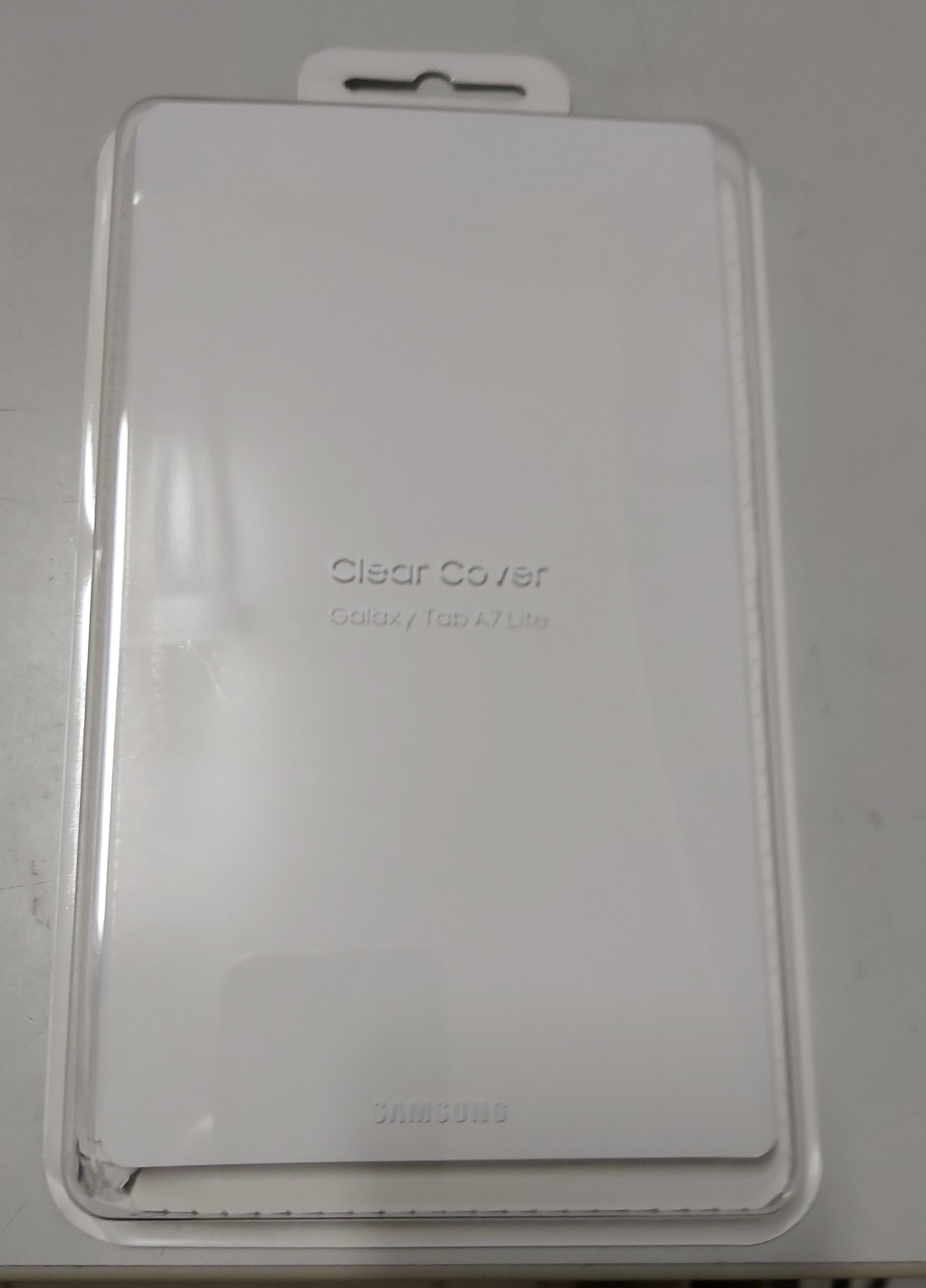 Husa de protectie Samsung Clear Cover pentru Tab A7 Lite, Transparent