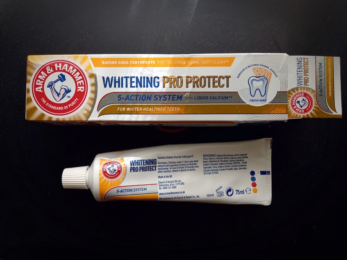 arm and hammer whitening pro protect