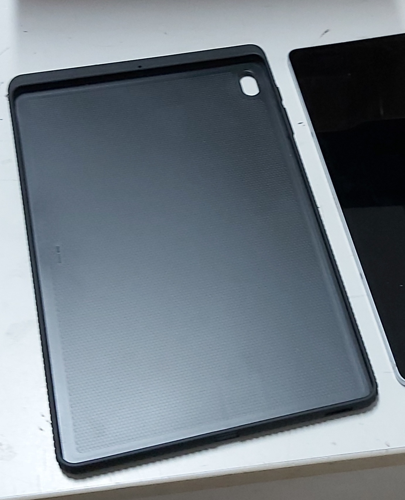 Husa de protectie Samsung Protective Standing Cover pentru Galaxy Tab S7 FE, Black