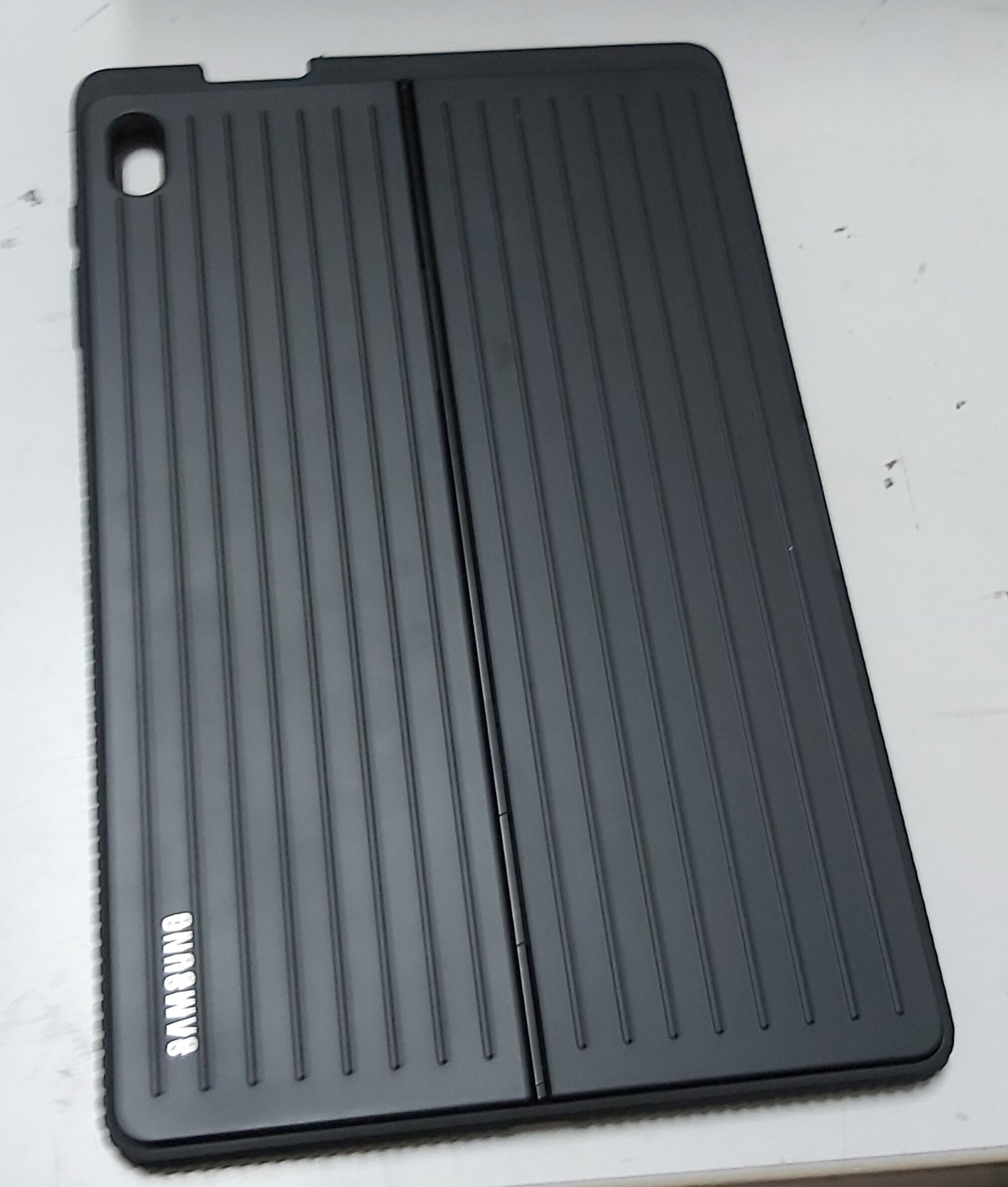 Husa de protectie Samsung Protective Standing Cover pentru Galaxy Tab S7 FE, Black