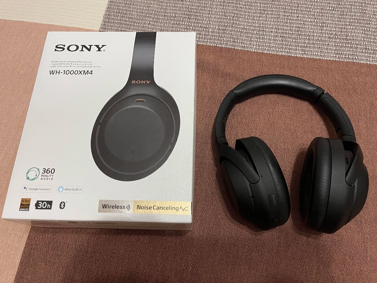 Casti Over the Ear Sony WH-1000XM4B, Wireless, Bluetooth, Noise