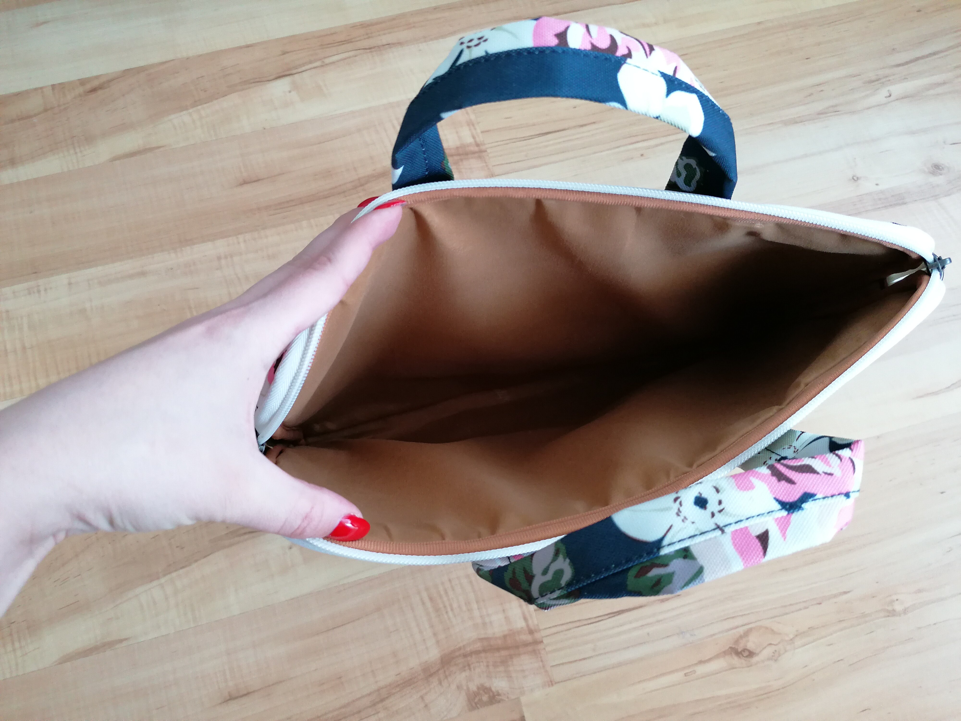 Geanta universala laptop 13/14 inch Canvaslife Briefcase Navy Rose