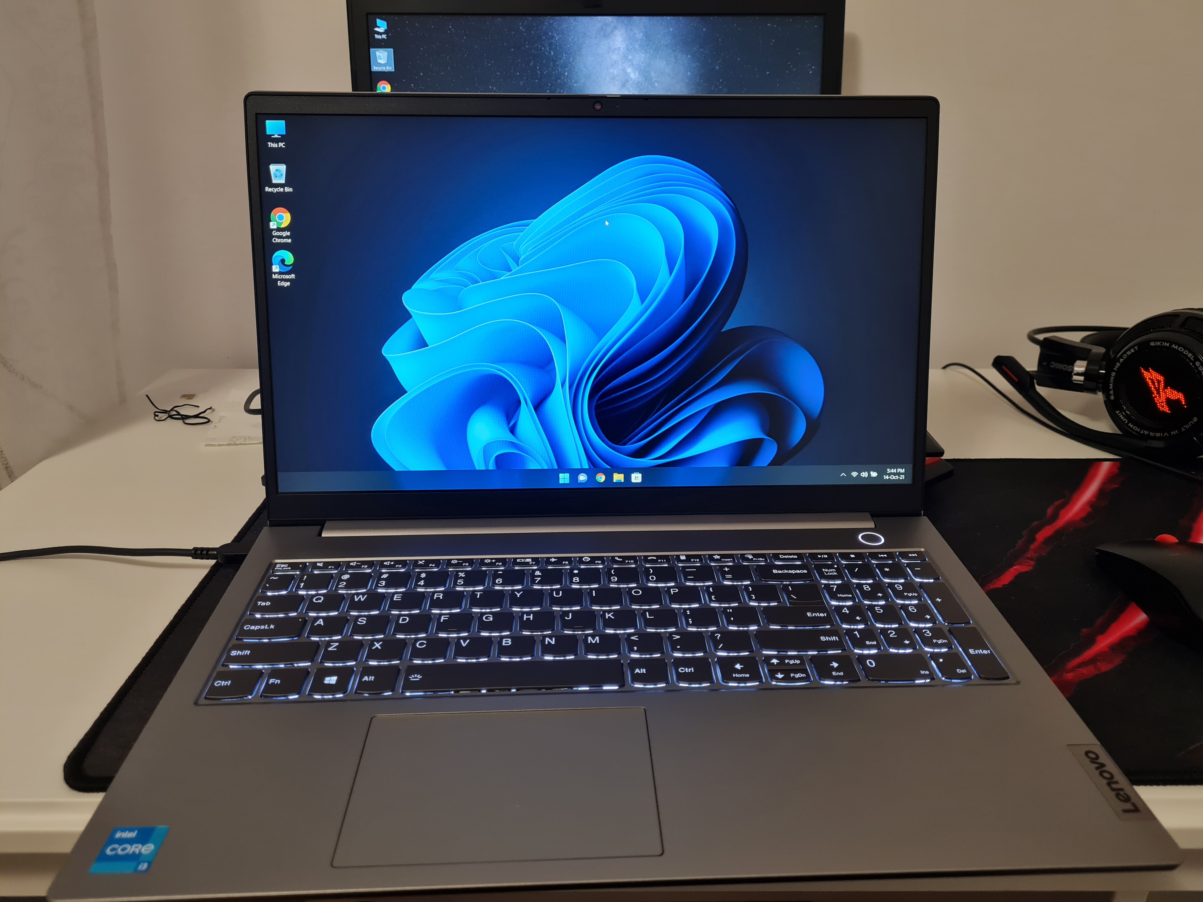 Laptop Lenovo ThinkBook 15 G2 ITL cu procesor Intel Core i3-1115G4 pana la 4.10 GHz, 15.6", Full HD, 8GB, 256GB SSD, Intel UHD Graphics, Free DOS, Mineral Grey