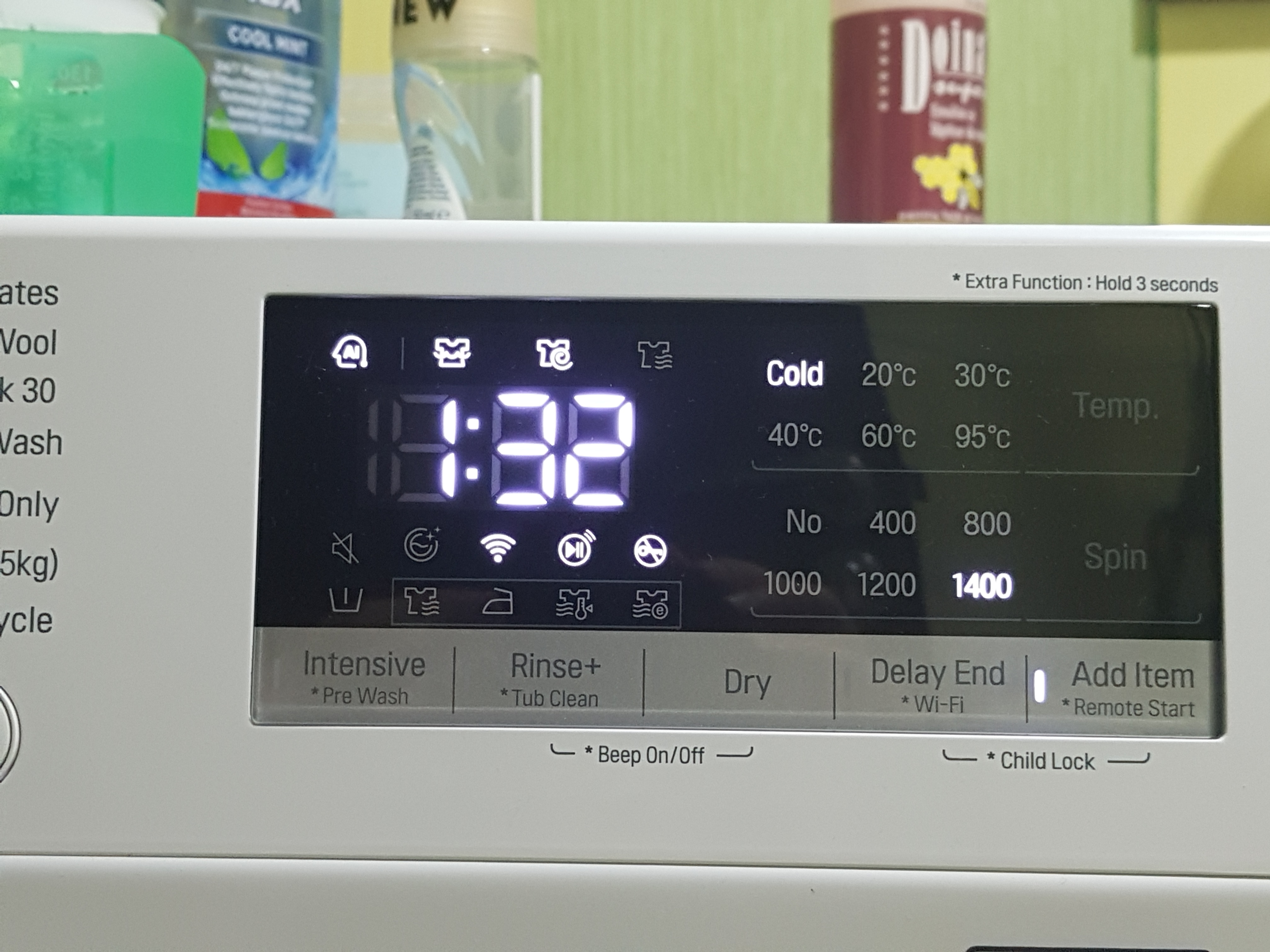 Masina de spalat rufe cu uscator LG F4DN408S0, 1400 RPM, Spalare 8 kg, Uscare 5 kg, Clasa D, Motor Direct Drive, Spa Steam, Smart Diagnosis, Wifi, Alb