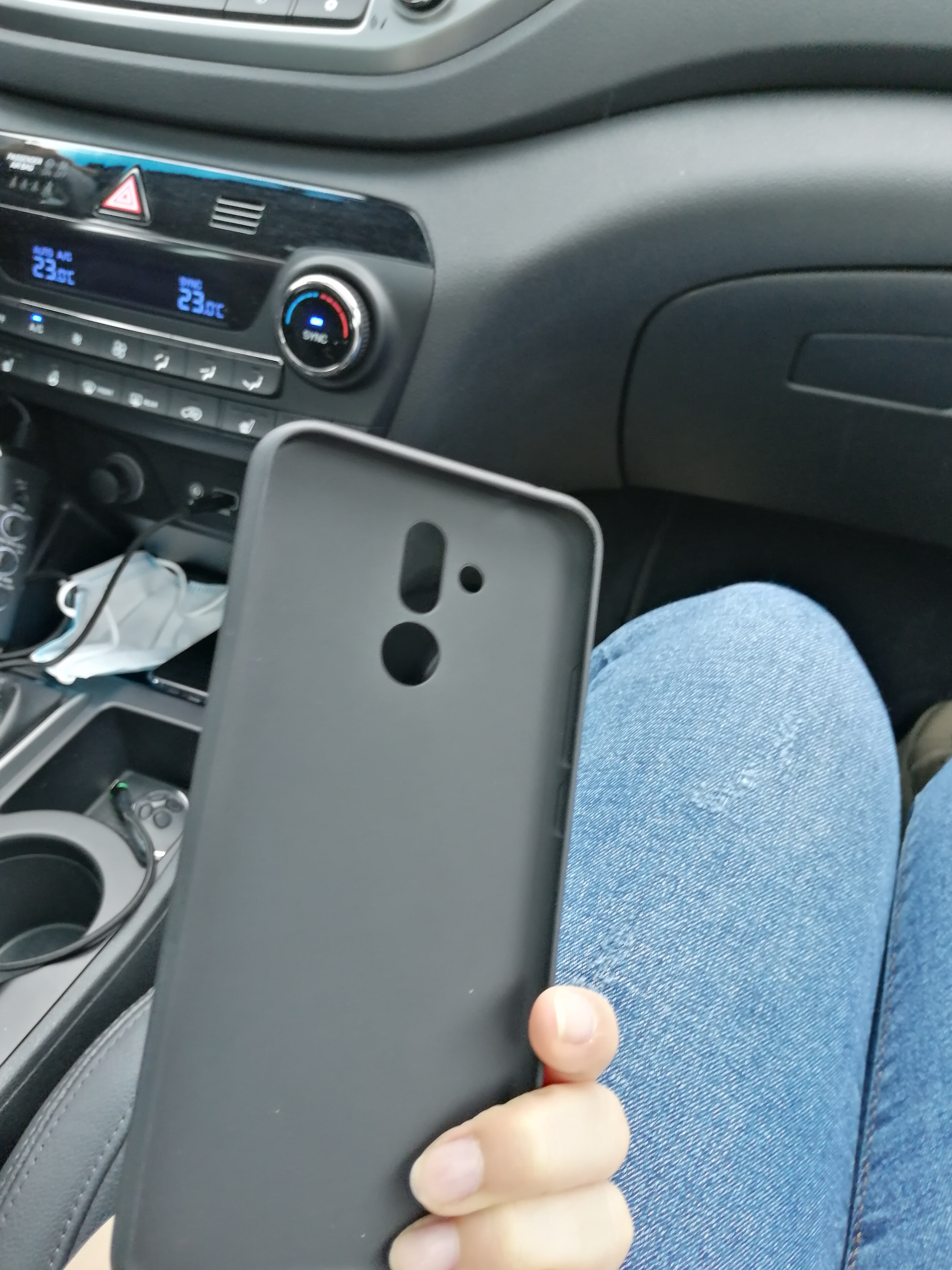 Carcasa Huawei Mate 20 lite ultra slim, silicon culoare negru