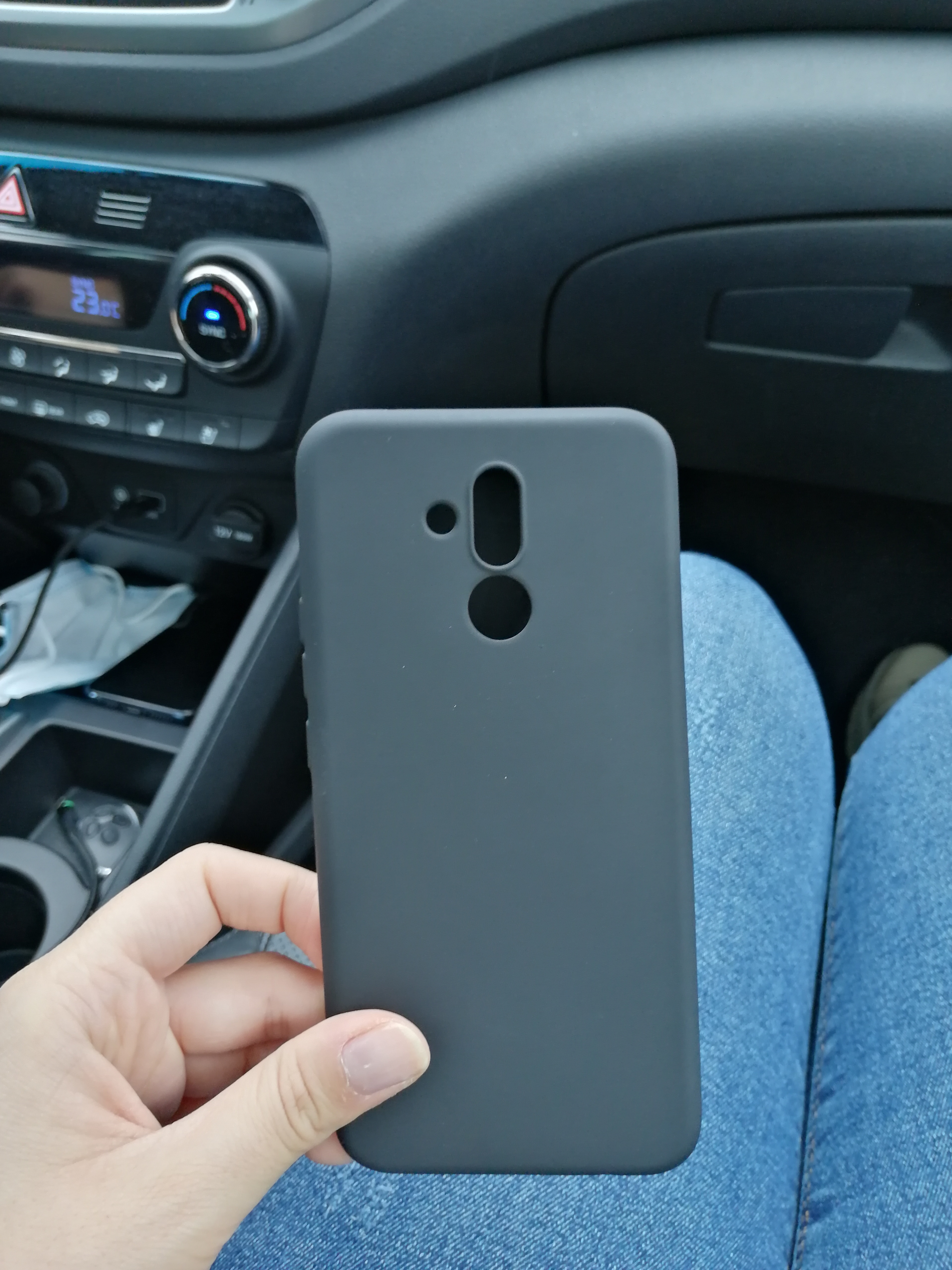 Carcasa Huawei Mate 20 lite ultra slim, silicon culoare negru